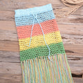 Modern at Hand Crocheting Beach Split Tassel Color A line Skirt