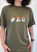 Cowboy Ghosts Unisex Bamboo Viscose/Organic Cotton Short Sleeve Graphic T-Shirt - The7Letter
