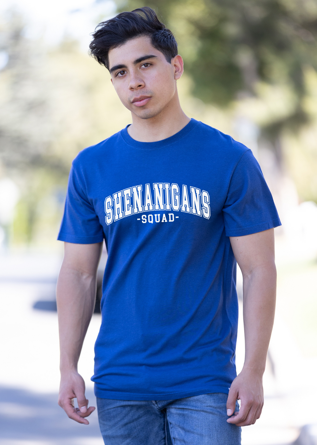 Shenanigans Squad Unisex Bamboo/Cotton Graphic T-Shirt - The7Letter