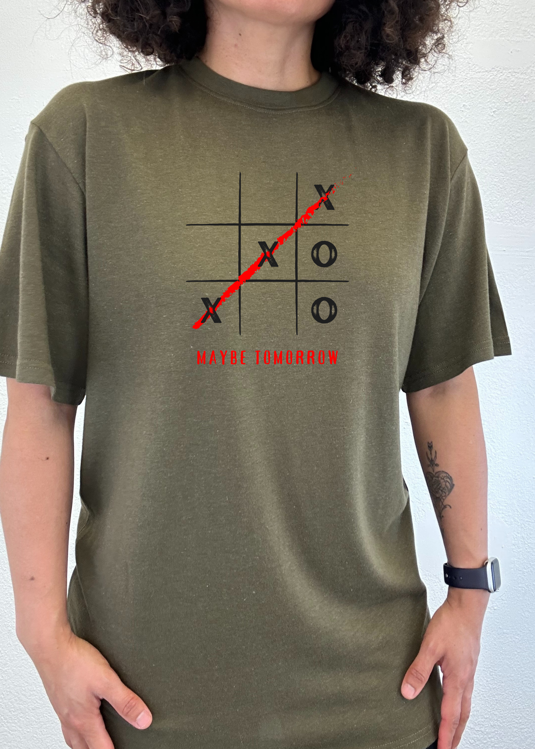 Maybe Tomorrow Unisex Bamboo/Cotton Graphic T-Shirt - The7Letter
