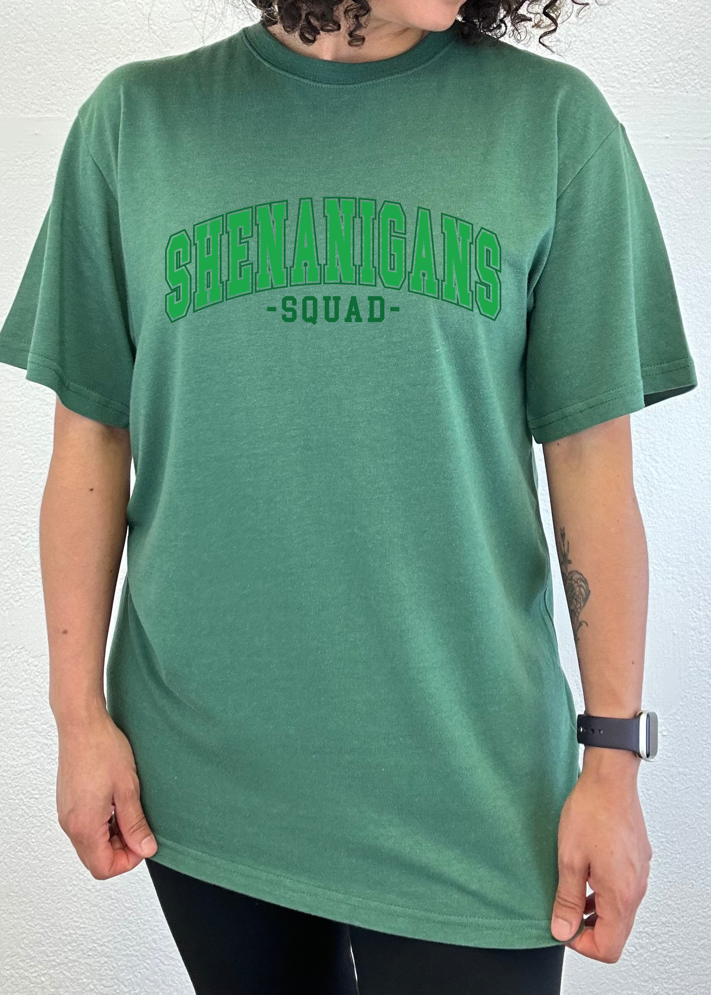 Shenanigans Squad Unisex Bamboo/Cotton Graphic T-Shirt - The7Letter