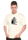 And Into The Forest I Go Men's Bamboo Viscose/Organic Cotton Short Sleeve Graphic T-Shirt - The7Letter