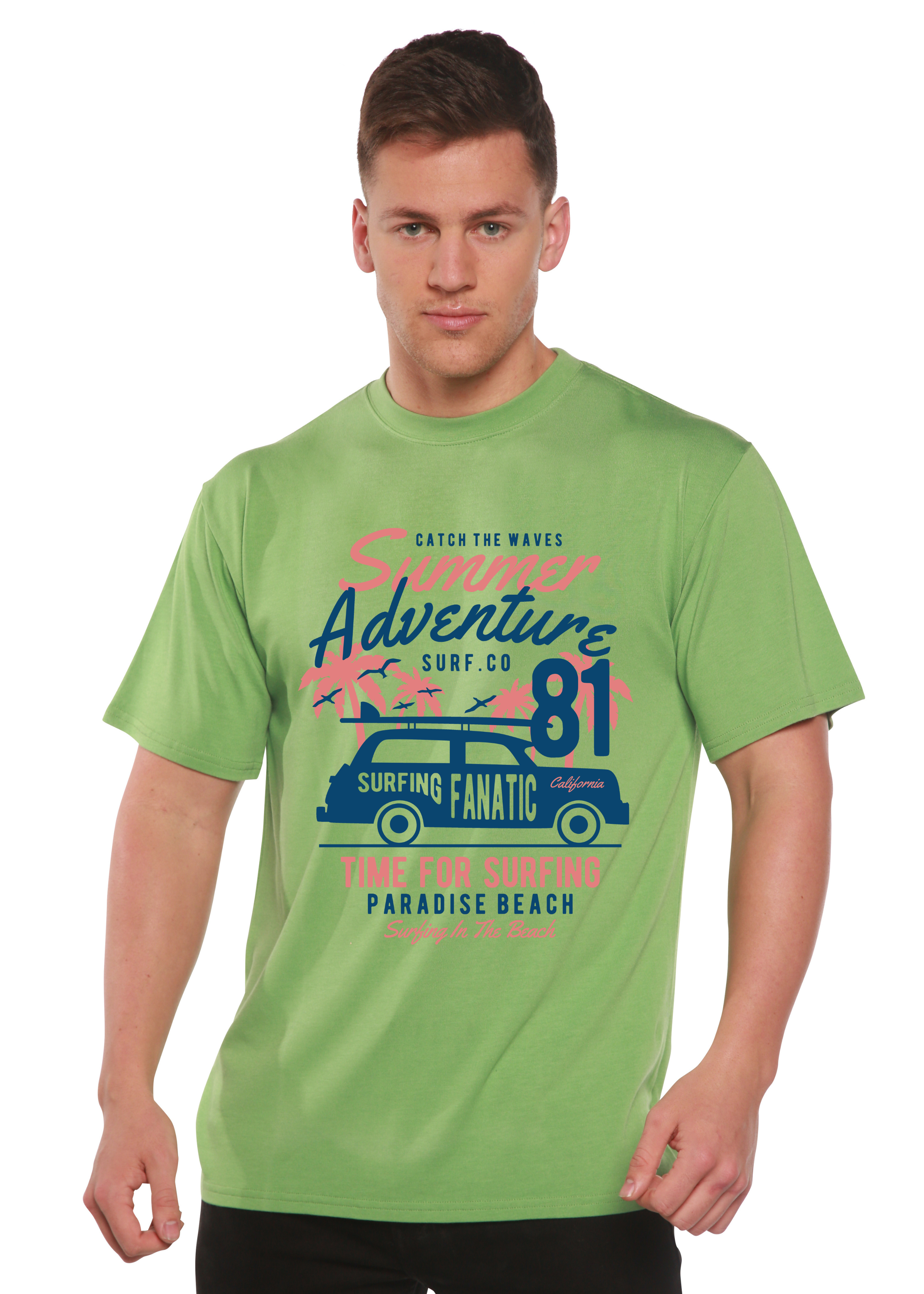 Sammer Adventure Spun Bamboo® Men's Bamboo Viscose/Organic Cotton Short Sleeve Graphic T-Shirt - The7Letter