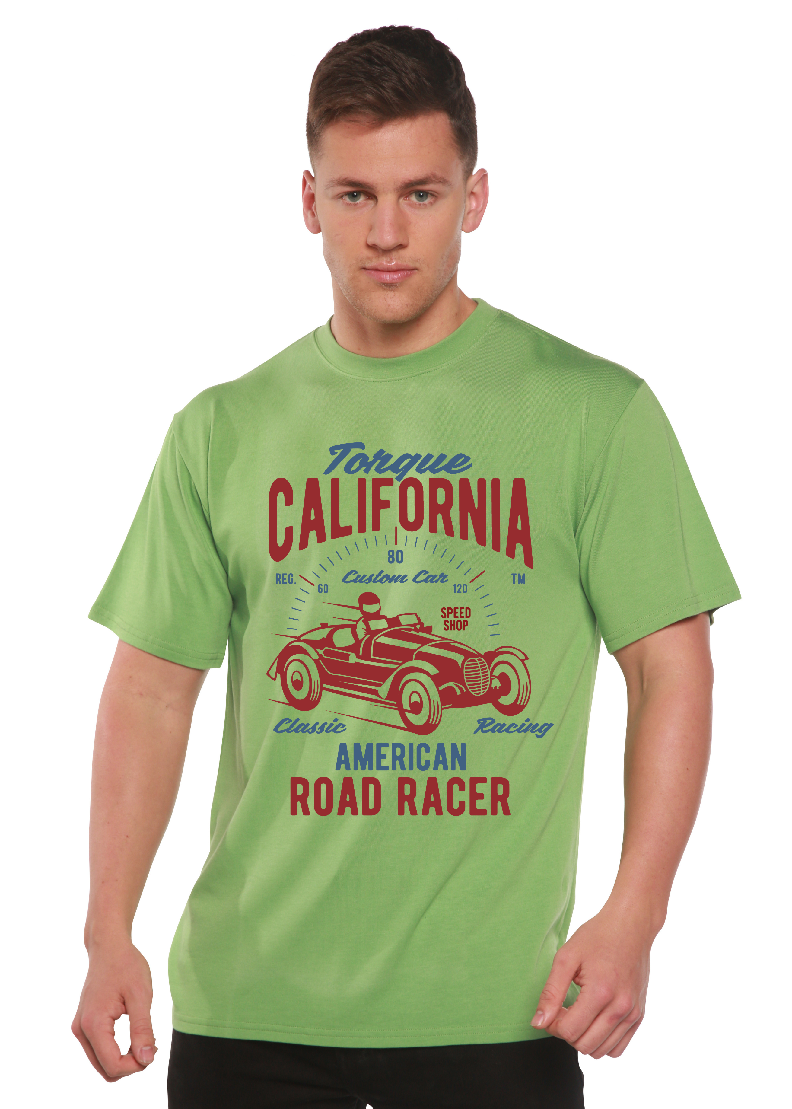 Torque California Spun Bamboo® Men's Bamboo Viscose/Organic Cotton Short Sleeve Graphic T-Shirt - The7Letter