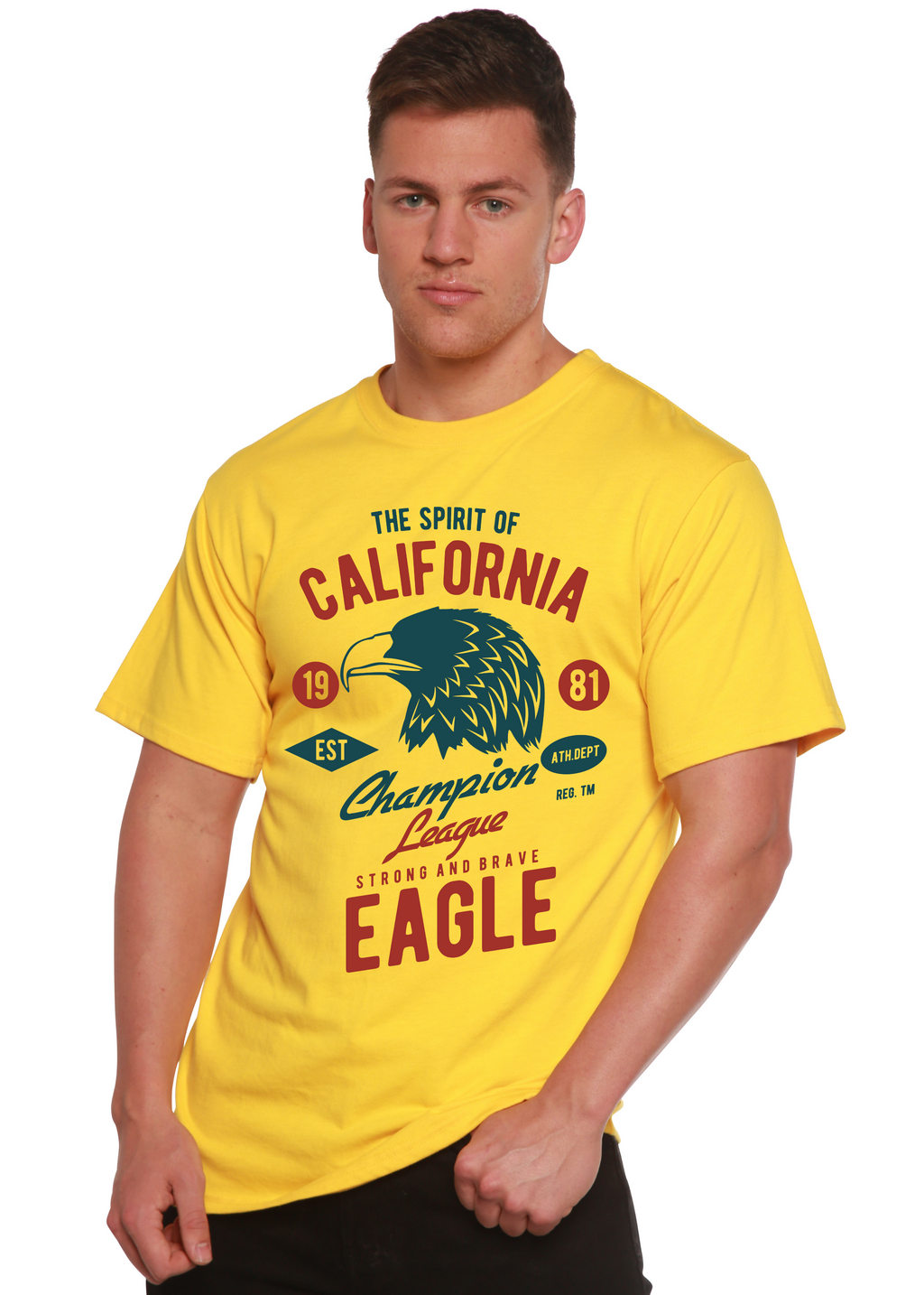 The Spirit of Spun Bamboo® Men's Bamboo Viscose/Organic Cotton Short Sleeve Graphic T-Shirt - The7Letter