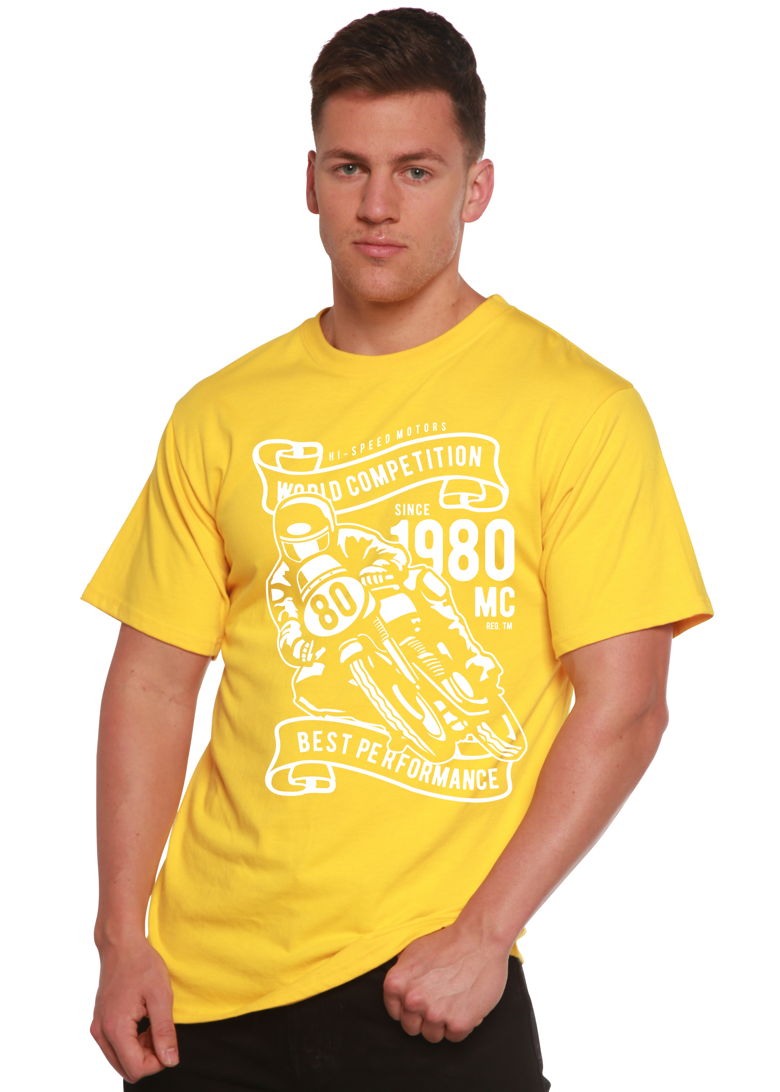 World Competition Men's Bamboo Viscose/Organic Cotton Short Sleeve Graphic Graphic T-Shirt - The7Letter
