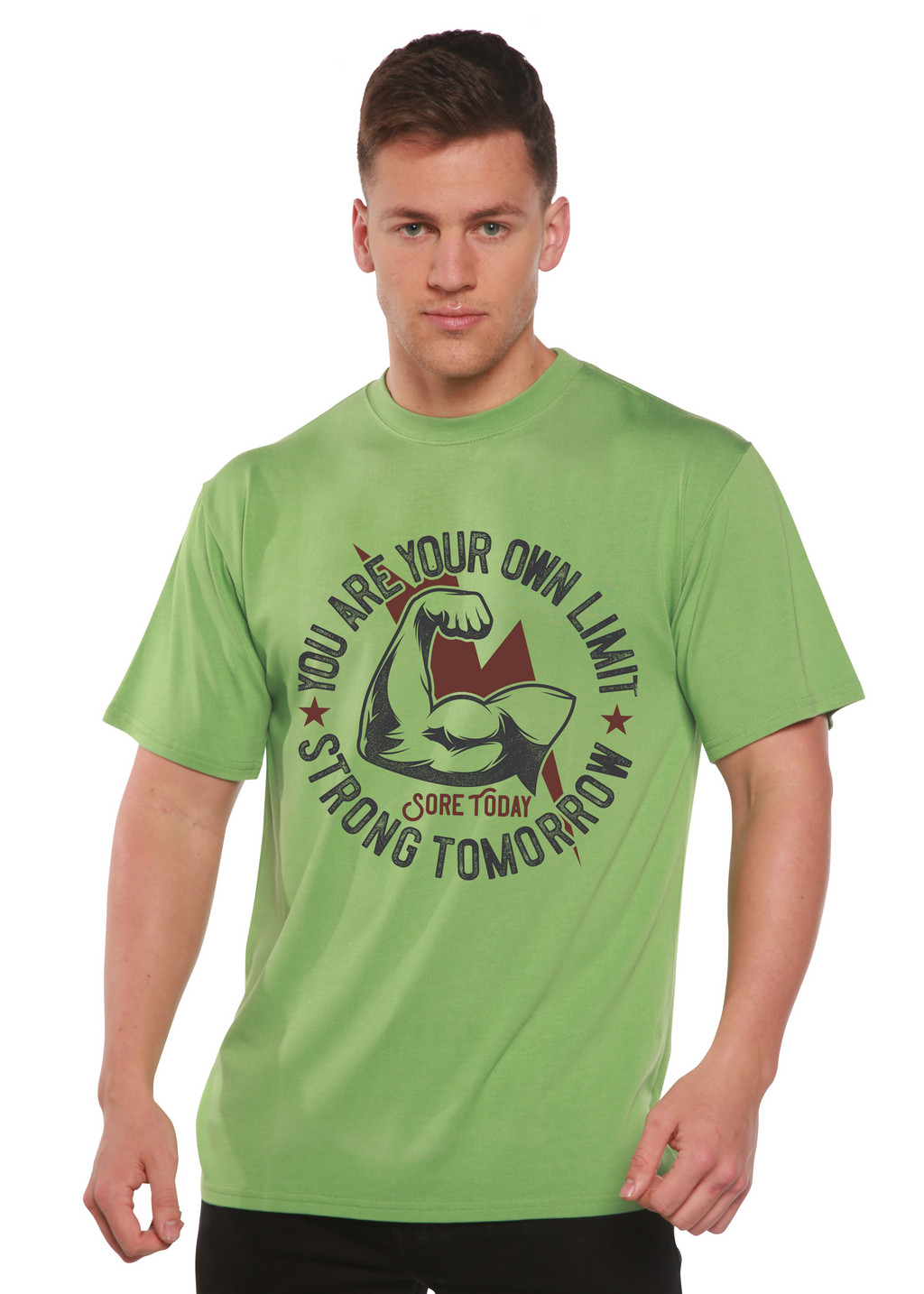 Strong Tomorrow Men's Bamboo Viscose/Organic Cotton Short Sleeve Graphic T-Shirt - The7Letter