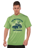 Surfing Adventure Spun Bamboo® Men's Bamboo Viscose/Organic Cotton Short Sleeve Graphic T-Shirt - The7Letter