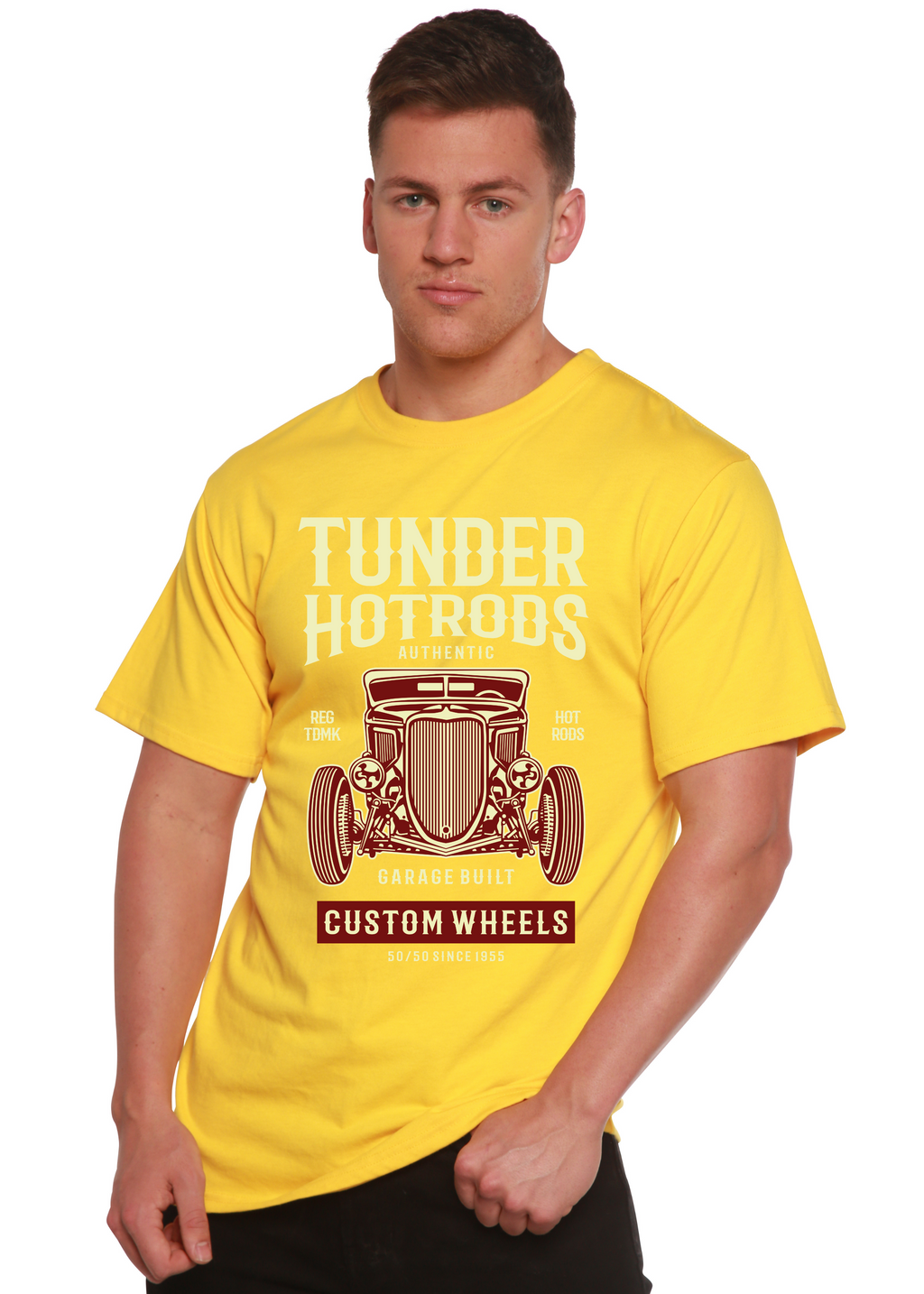 Thunder Hot Spun Bamboo® Men's Bamboo Viscose/Organic Cotton Short Sleeve Graphic T-Shirt - The7Letter