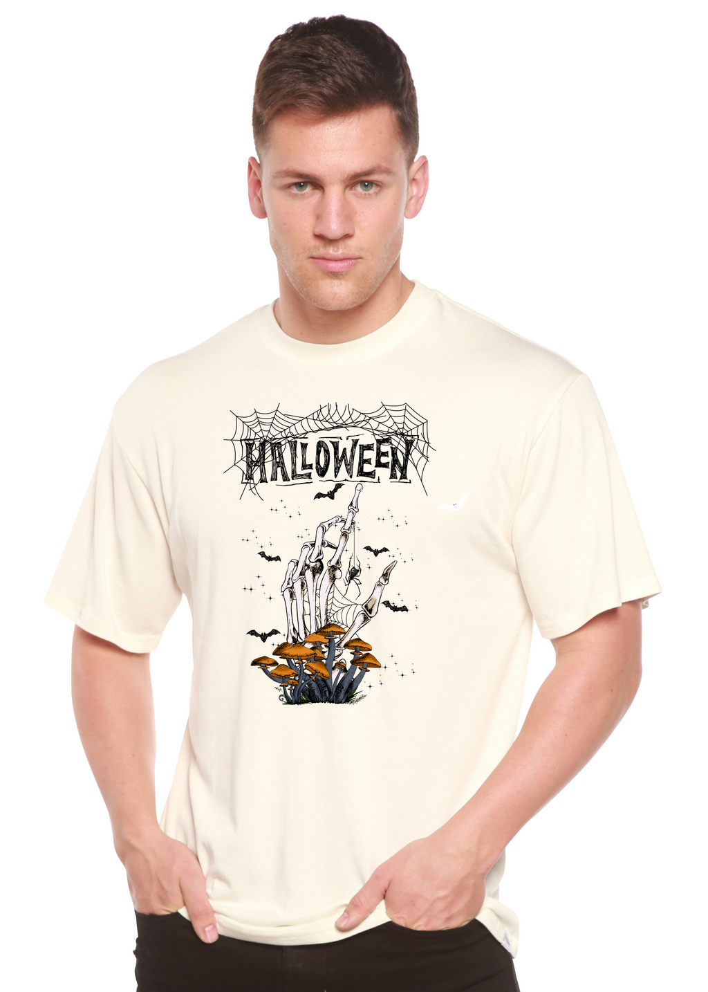 Halloween Men's Bamboo Viscose/Organic Cotton Short Sleeve Graphic T-Shirt - The7Letter