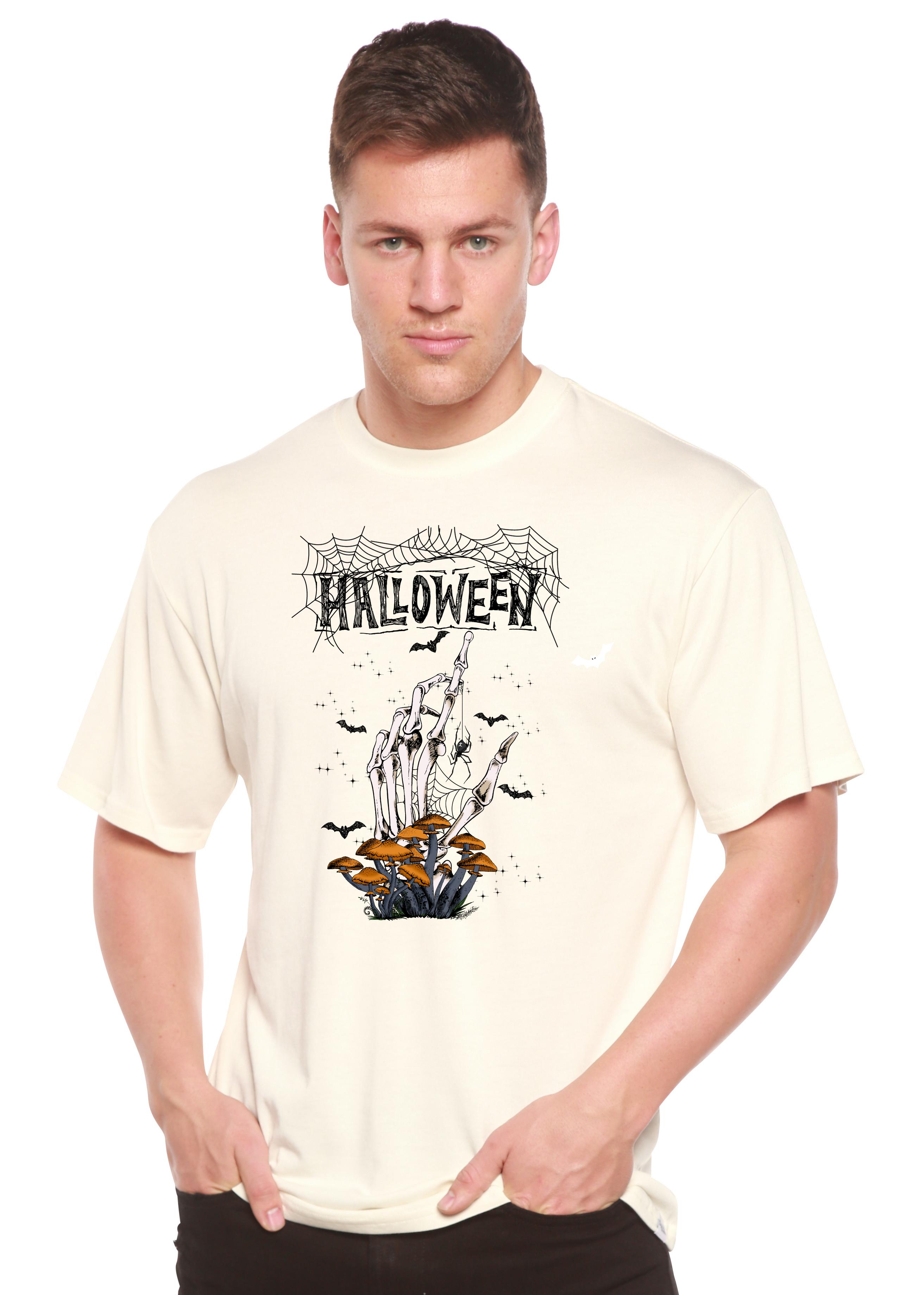 Halloween Men's Bamboo Viscose/Organic Cotton Short Sleeve Graphic T-Shirt - The7Letter