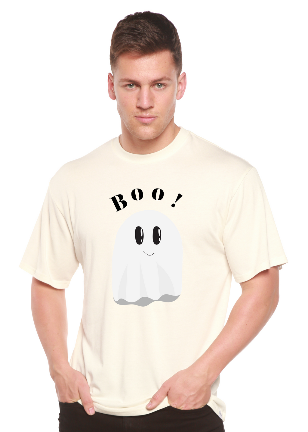 Boo Men's Bamboo Viscose/Organic Cotton Short Sleeve Graphic T-Shirt - The7Letter