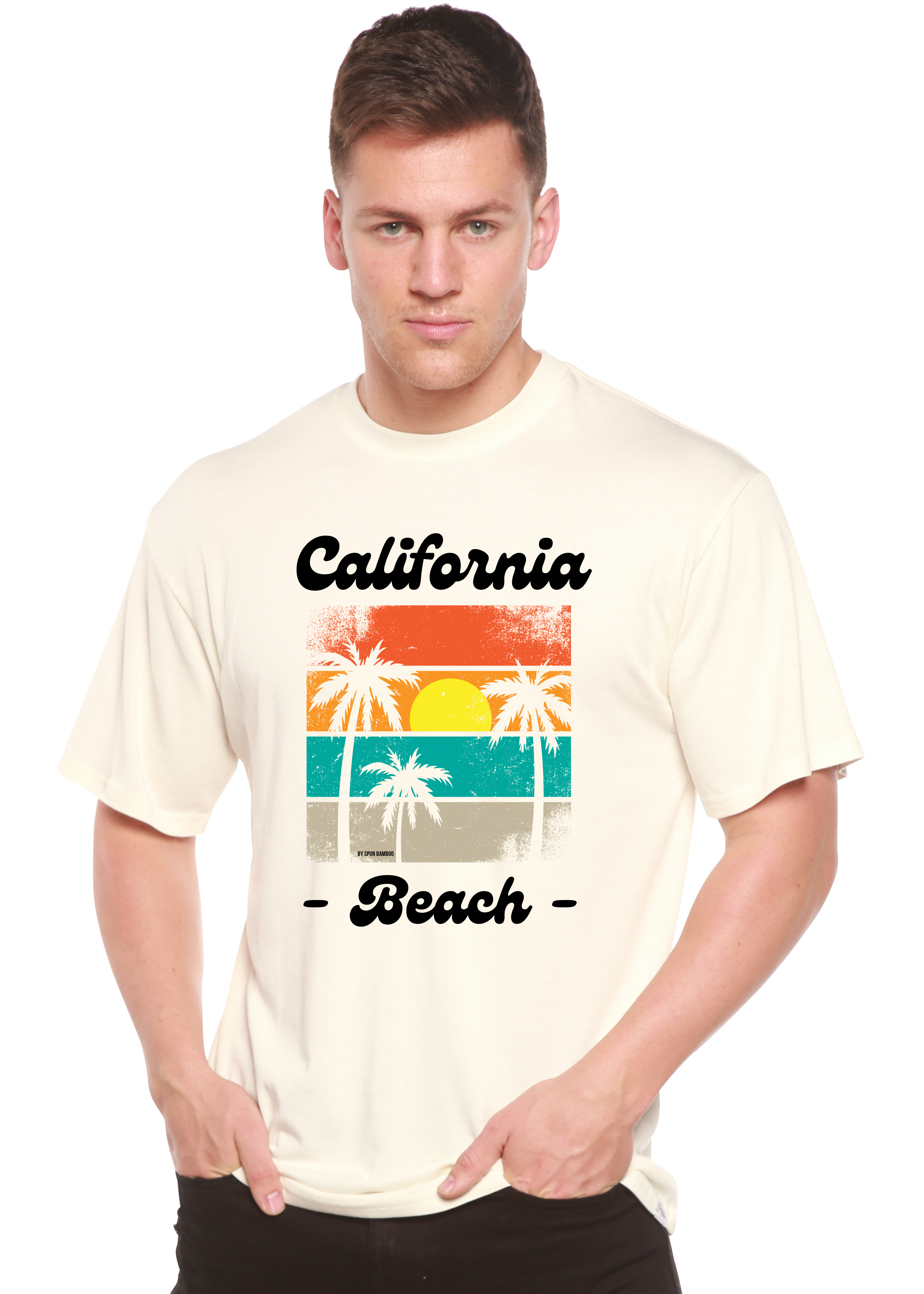 California Beach Unisex Bamboo Viscose/Organic Cotton Short Sleeve Graphic T-Shirt - The7Letter