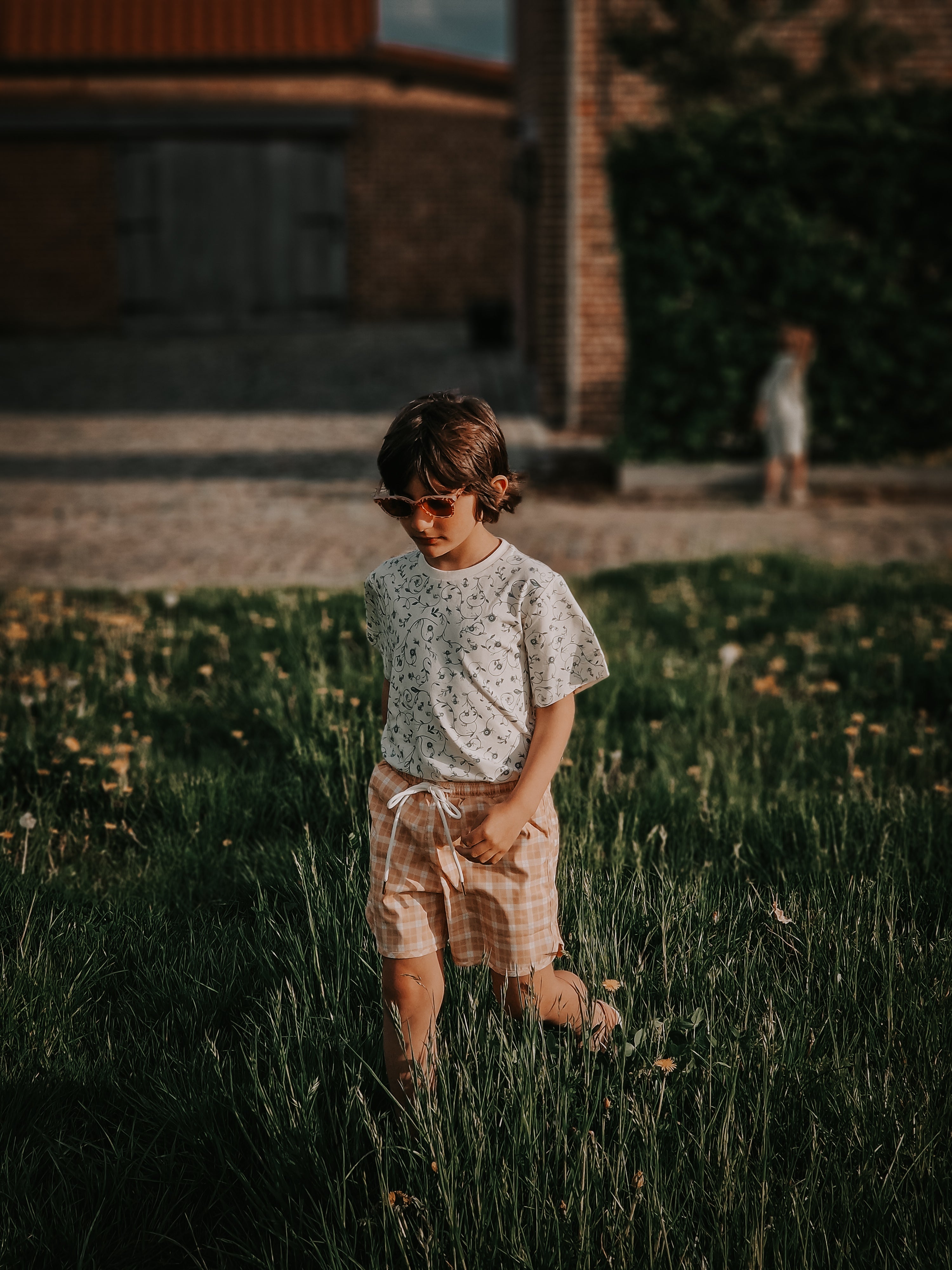 Swim Trunks | UPF + Recycled - Buckwheat Plaid - The7Letter