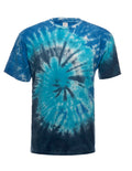Midnight Ocean Spiral Tie ﻿Dye - The7Letter