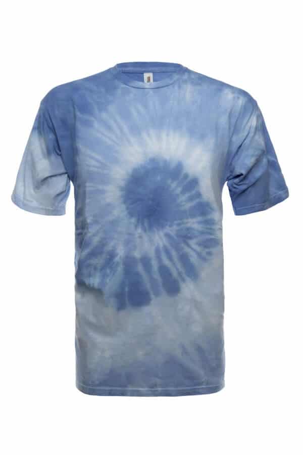 Sky Multi Spiral Tie ﻿Dye - The7Letter