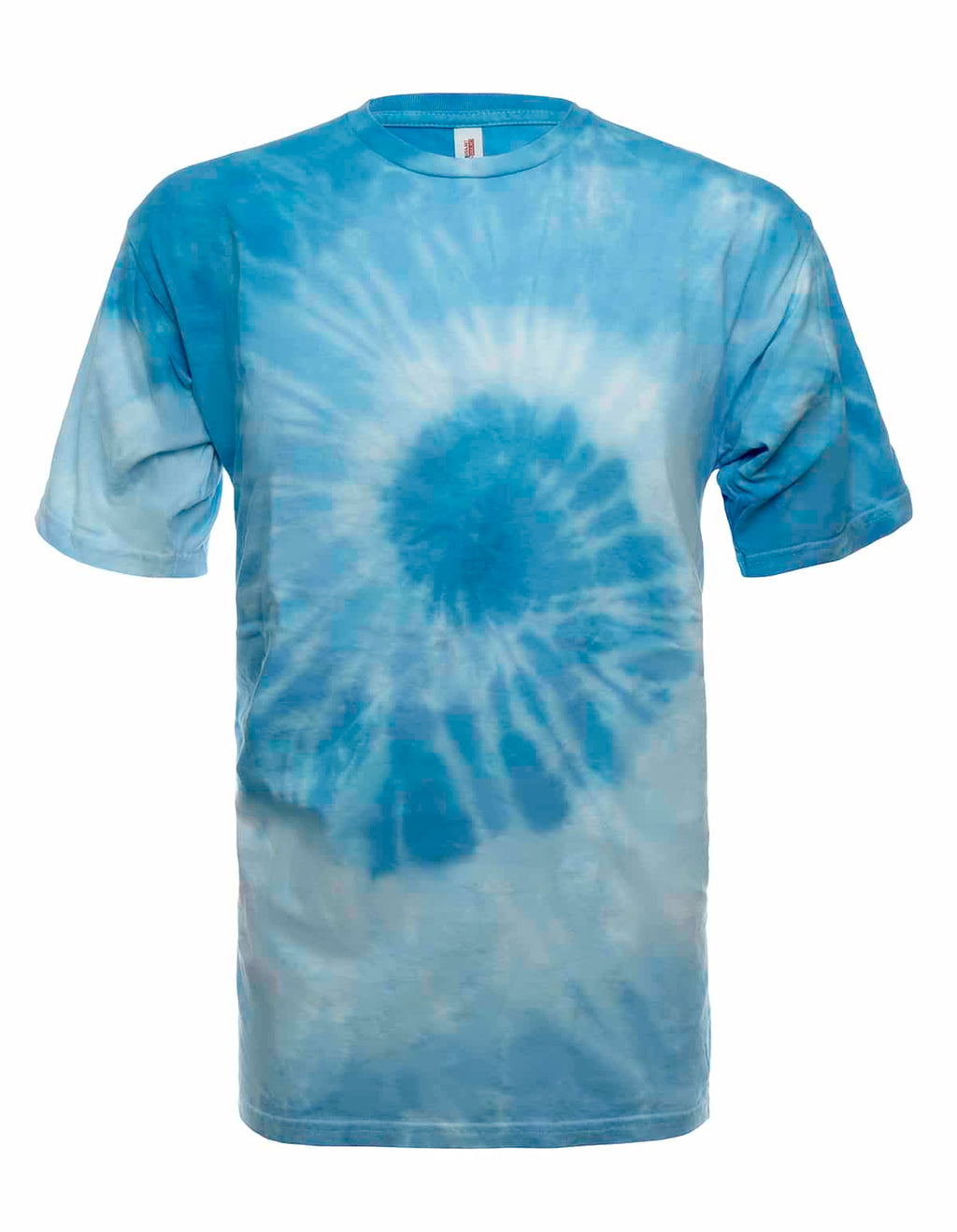 Sky Multi Spiral Tie ﻿Dye - The7Letter