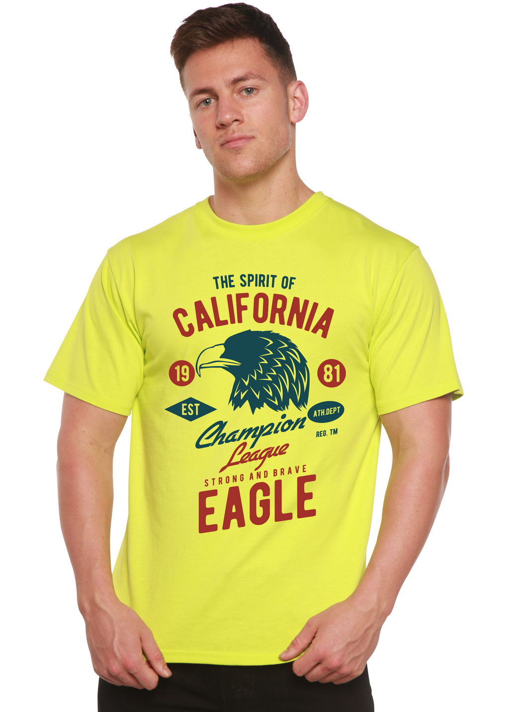 The Spirit of Spun Bamboo® Men's Bamboo Viscose/Organic Cotton Short Sleeve Graphic T-Shirt - The7Letter