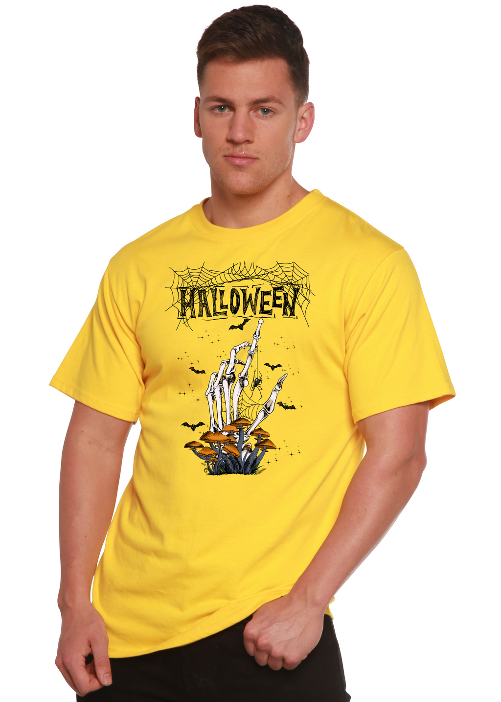 Halloween Men's Bamboo Viscose/Organic Cotton Short Sleeve Graphic T-Shirt - The7Letter