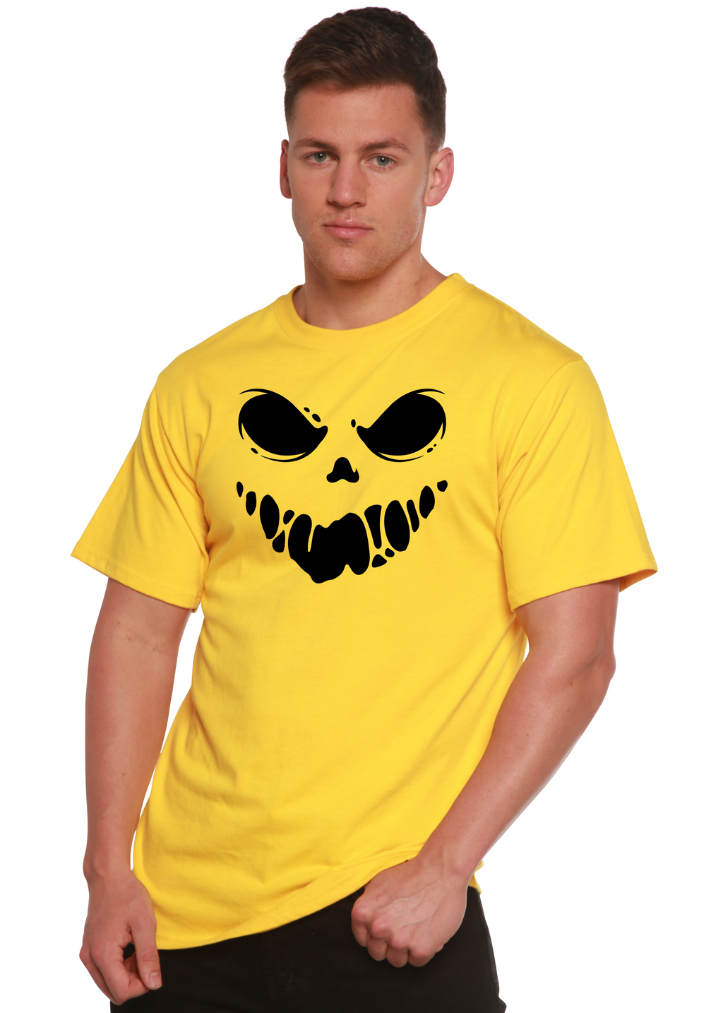 Halloween Boo Men's Bamboo Viscose/Organic Cotton Short Sleeve Graphic T-Shirt - The7Letter