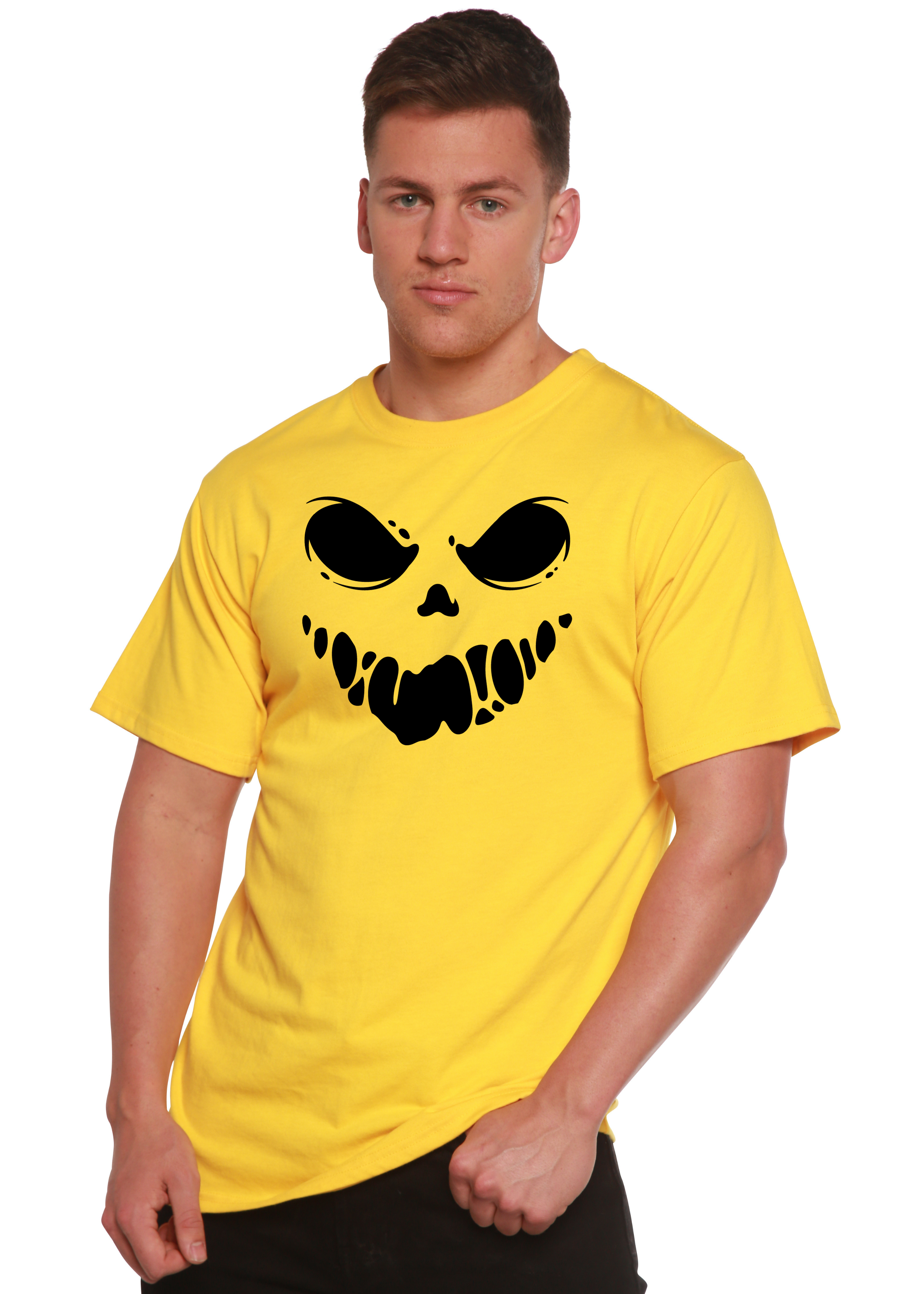 Halloween Boo Men's Bamboo Viscose/Organic Cotton Short Sleeve Graphic T-Shirt - The7Letter