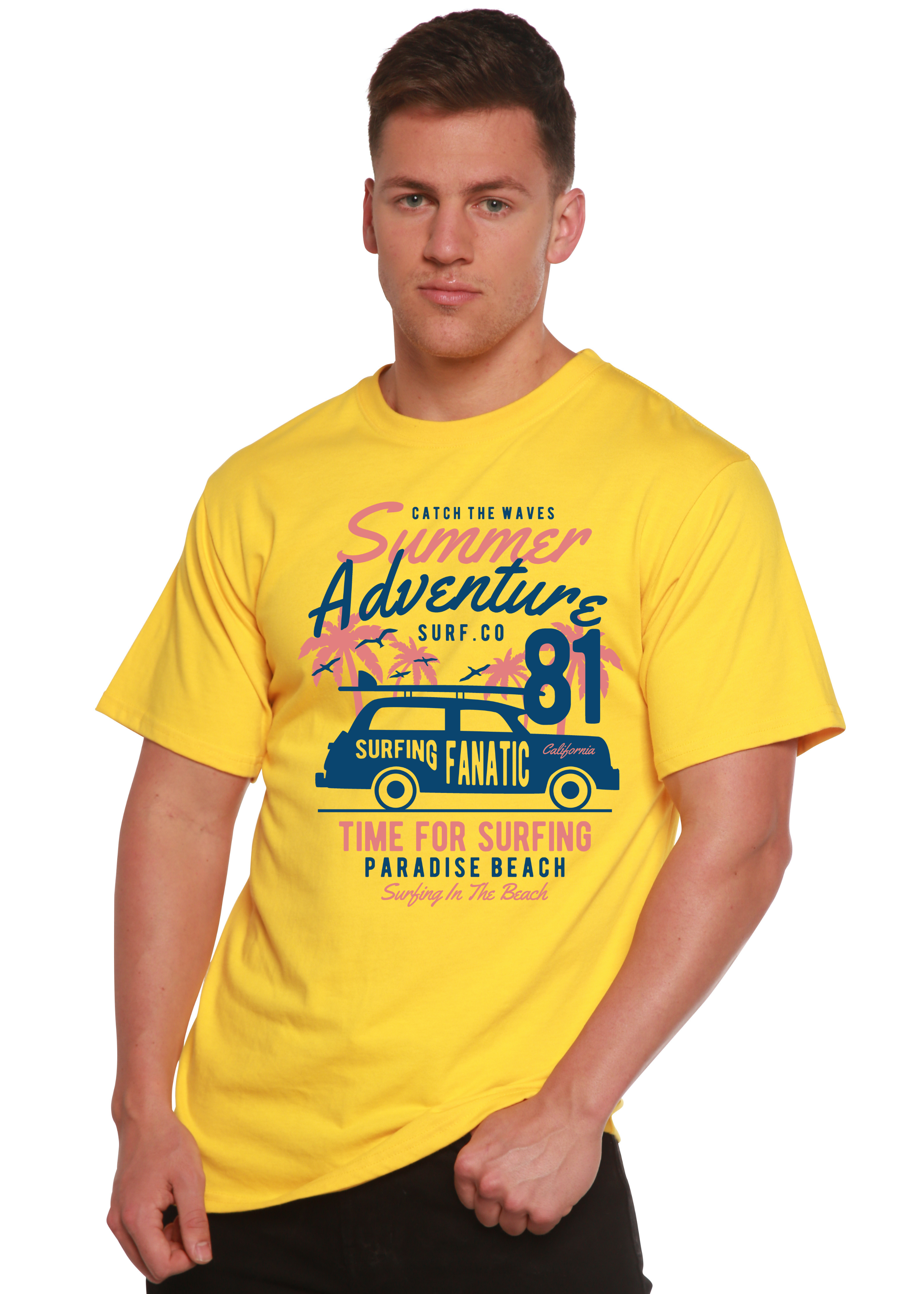 Sammer Adventure Spun Bamboo® Men's Bamboo Viscose/Organic Cotton Short Sleeve Graphic T-Shirt - The7Letter