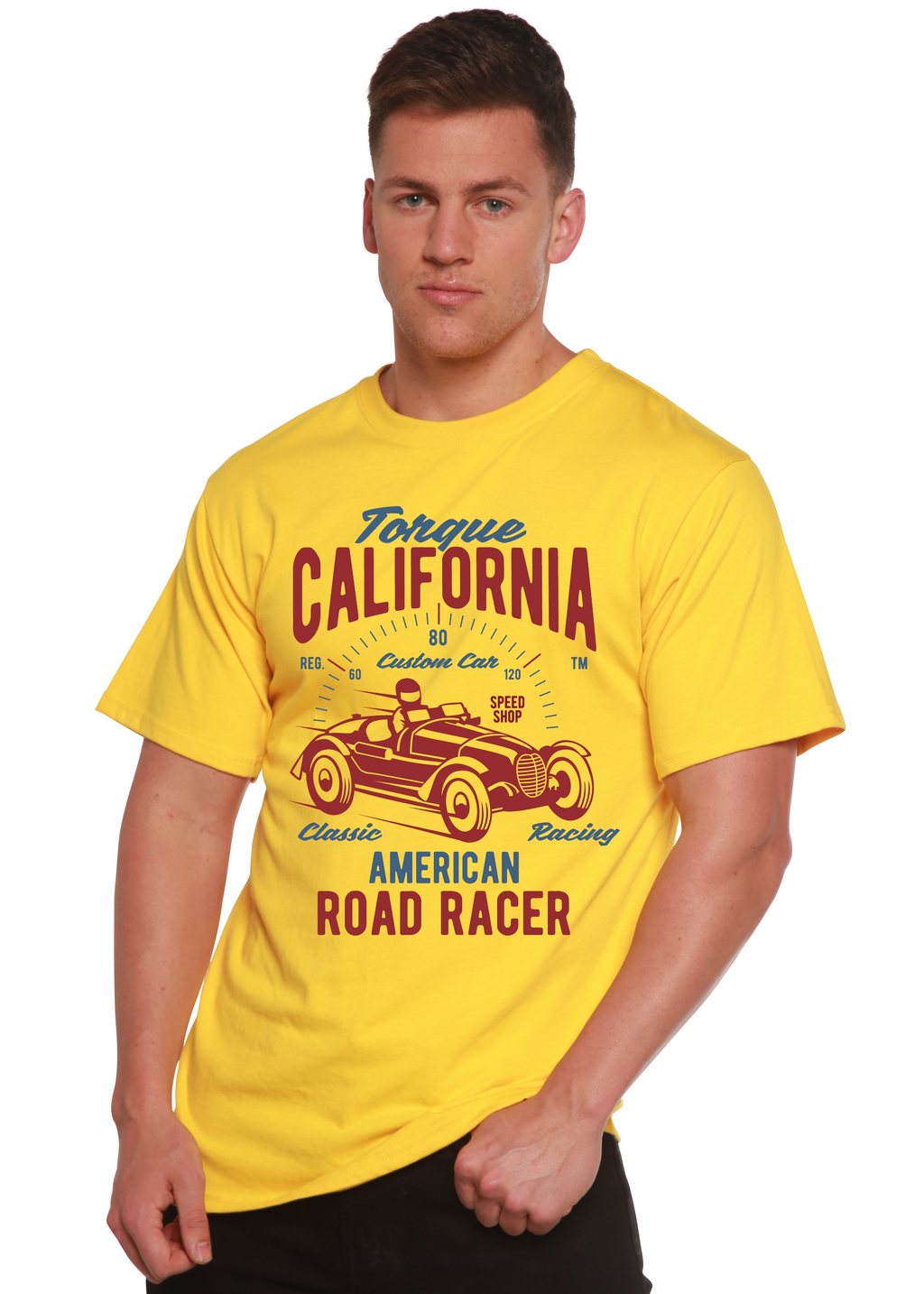 Torque California Spun Bamboo® Men's Bamboo Viscose/Organic Cotton Short Sleeve Graphic T-Shirt - The7Letter