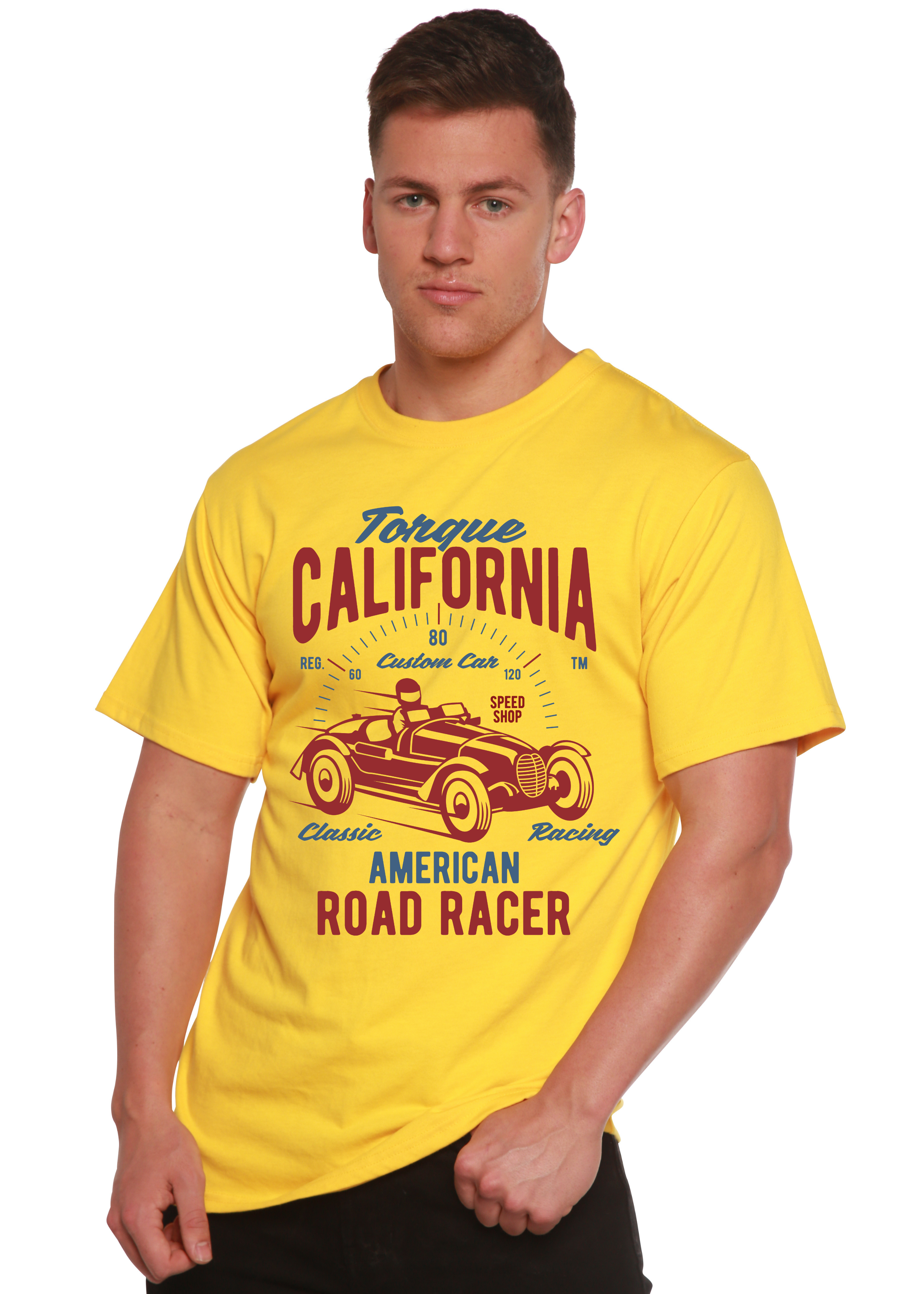 Torque California Spun Bamboo® Men's Bamboo Viscose/Organic Cotton Short Sleeve Graphic T-Shirt - The7Letter