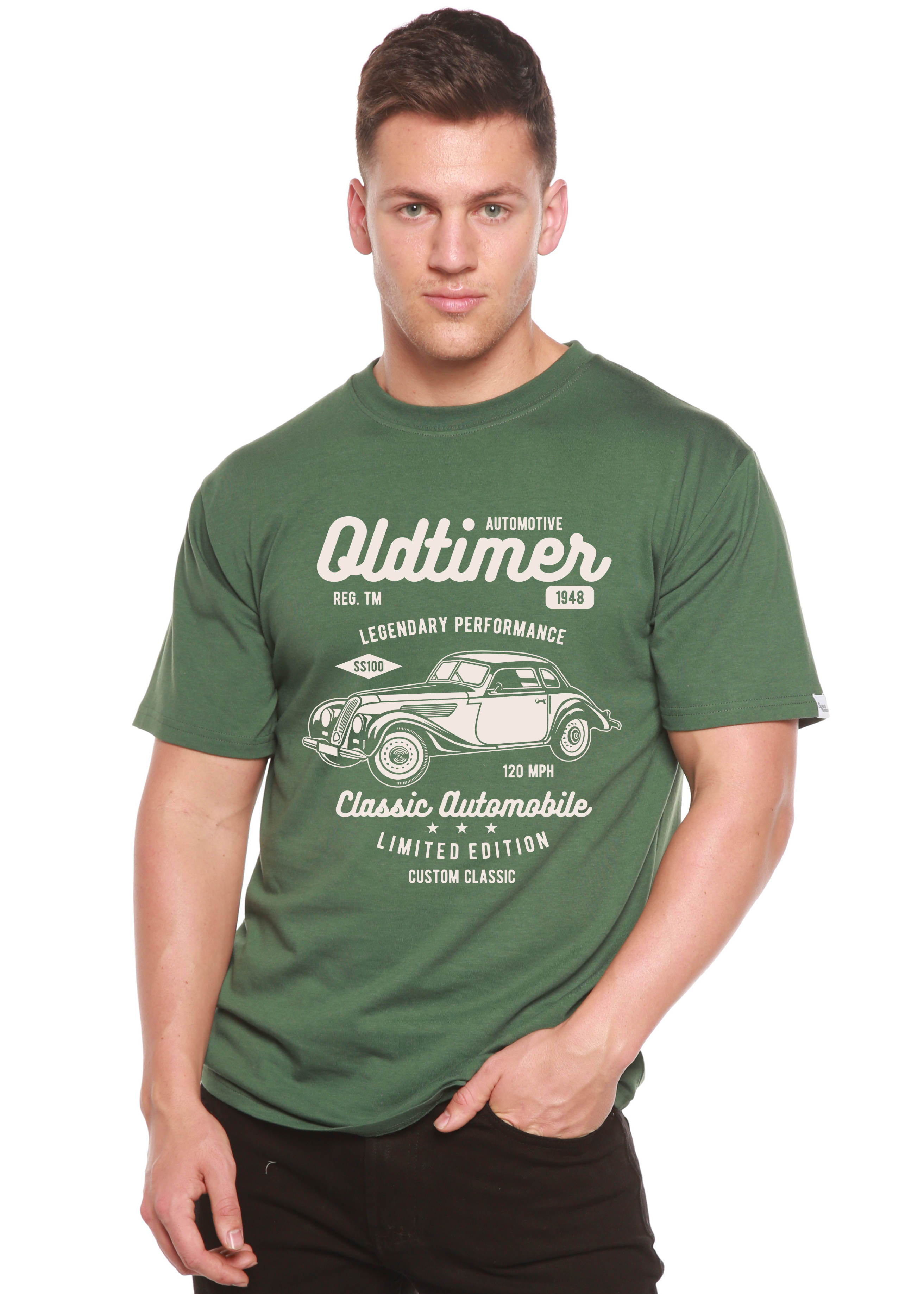 Oldtimer Spun Bamboo® Men's Bamboo Viscose/Organic Cotton Short Sleeve Graphic T-Shirt - The7Letter