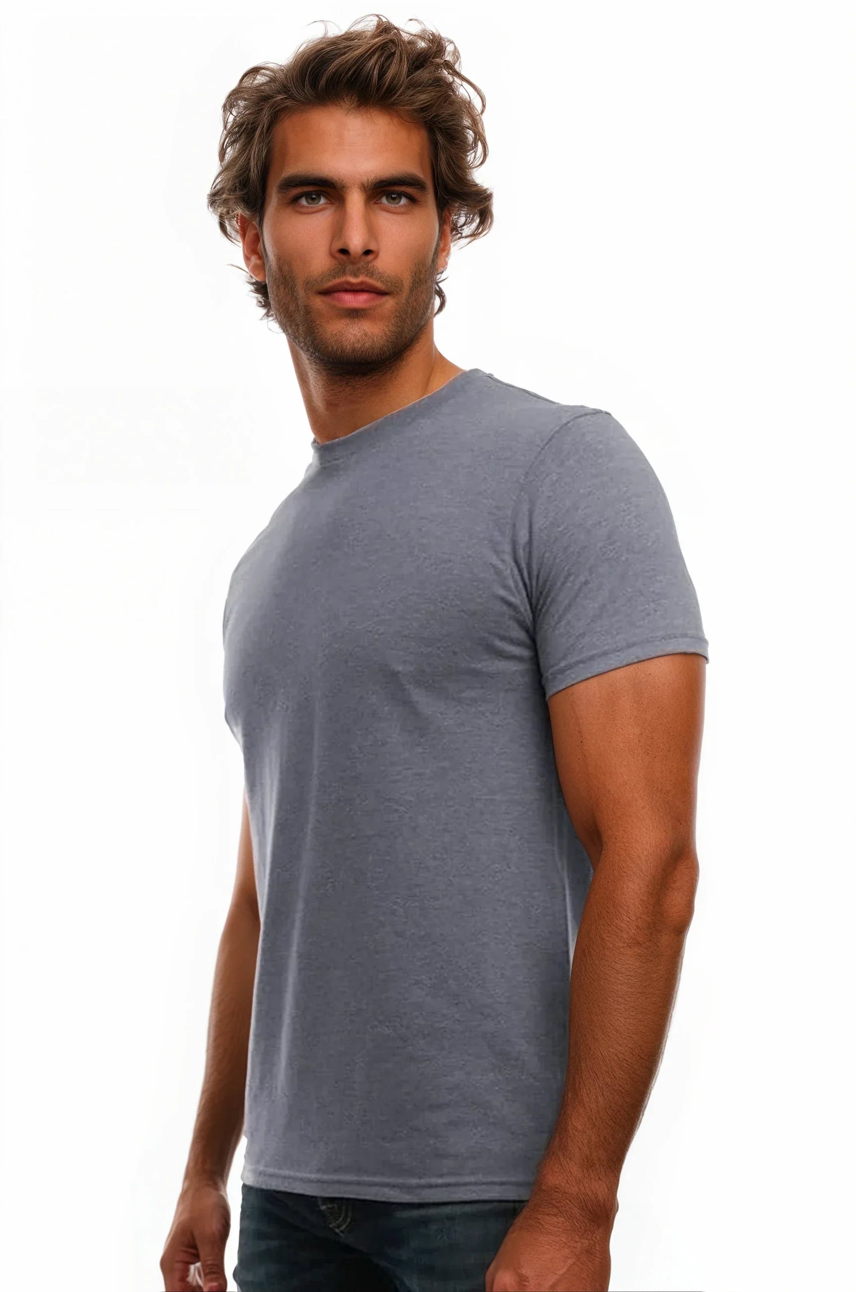 Bi-Blend Crew 3050 - Dark Colors - The7Letter
