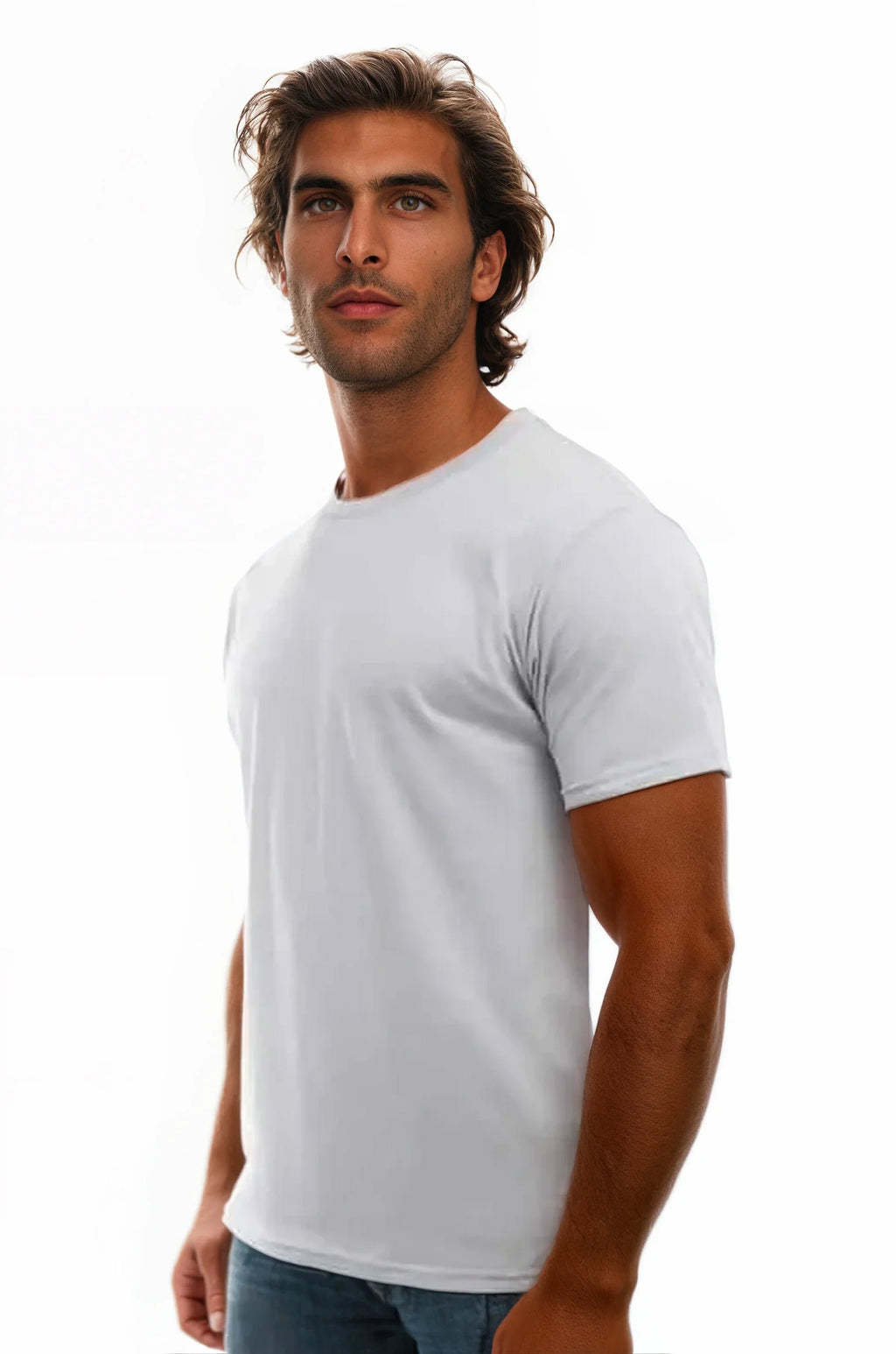 Cotton Perfection Crew 3100 - dark Colors - The7Letter