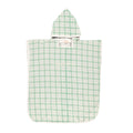 Bathing  Towel Poncho | Organic Cotton - Fern Plaid - The7Letter