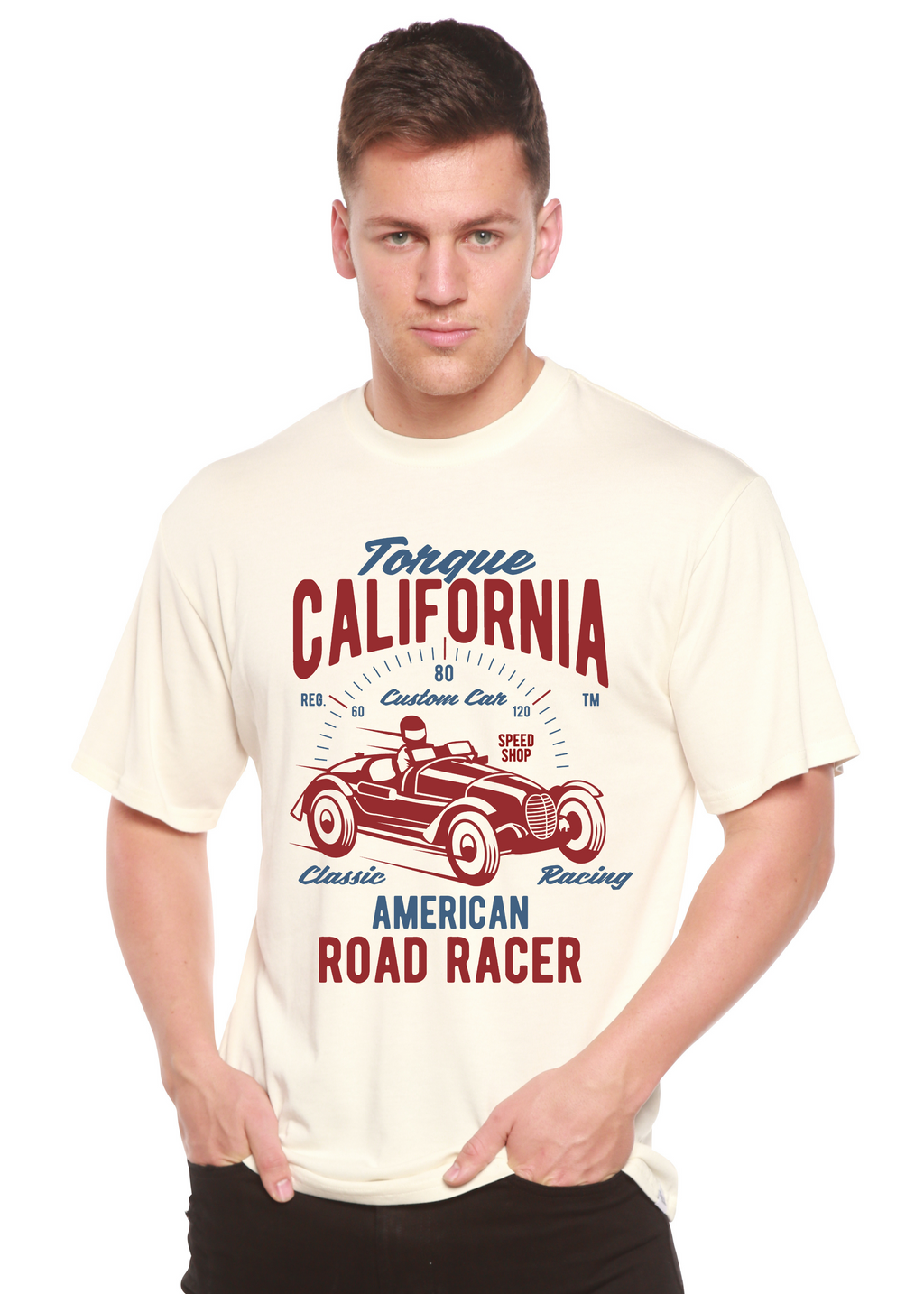 Torque California Spun Bamboo® Men's Bamboo Viscose/Organic Cotton Short Sleeve Graphic T-Shirt - The7Letter