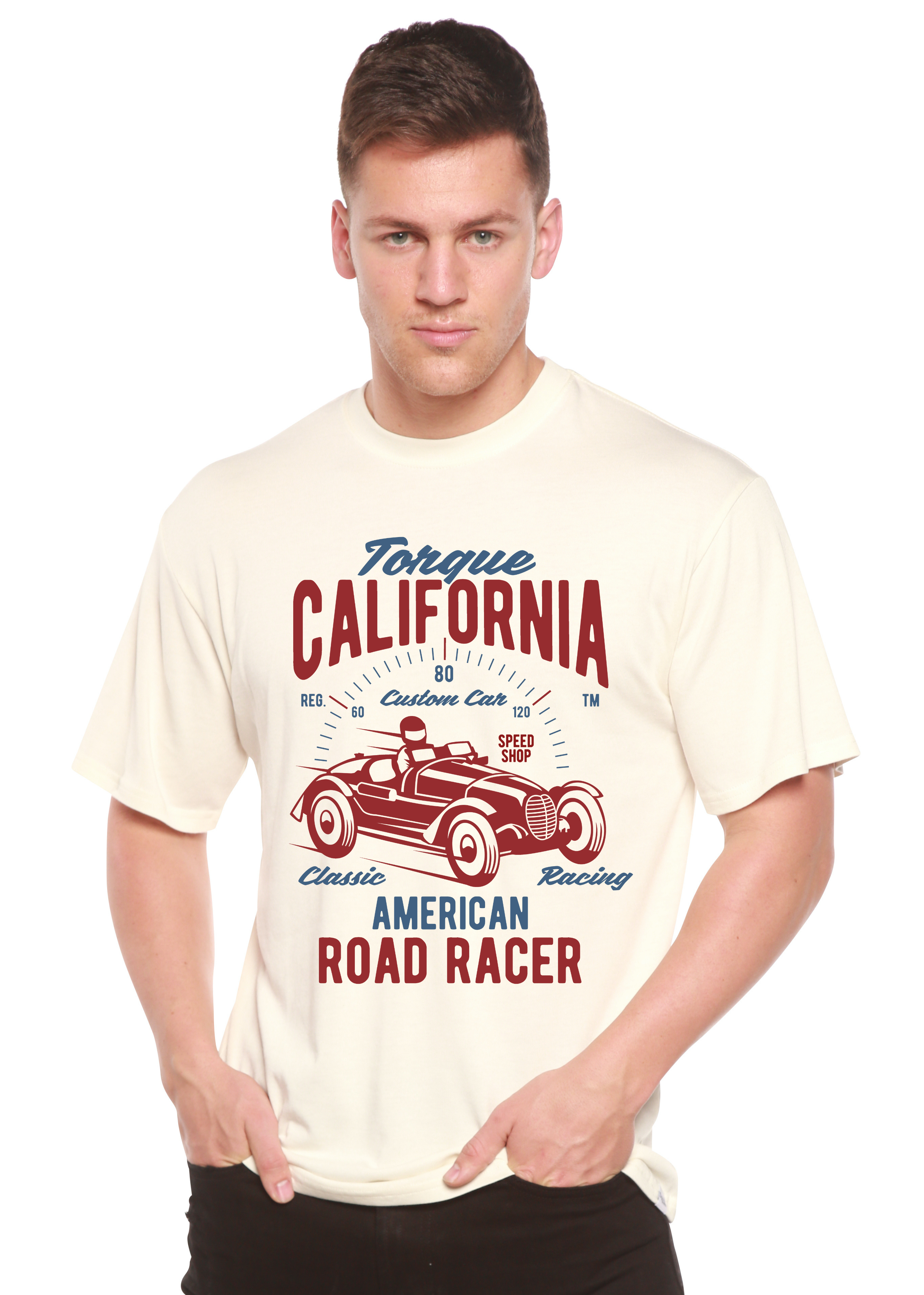 Torque California Spun Bamboo® Men's Bamboo Viscose/Organic Cotton Short Sleeve Graphic T-Shirt - The7Letter