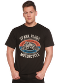 Spark Plugs Spun Bamboo® Men's Bamboo Viscose/Organic Cotton Short Sleeve Graphic T-Shirt - The7Letter