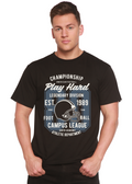 Play Hard Spun Bamboo® Men's Bamboo Viscose/Organic Cotton Short Sleeve Graphic T-Shirt - The7Letter