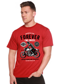 Forever Two Wheel Men's Bamboo Viscose/Organic Cotton Short Sleeve Graphic T-Shirt - The7Letter