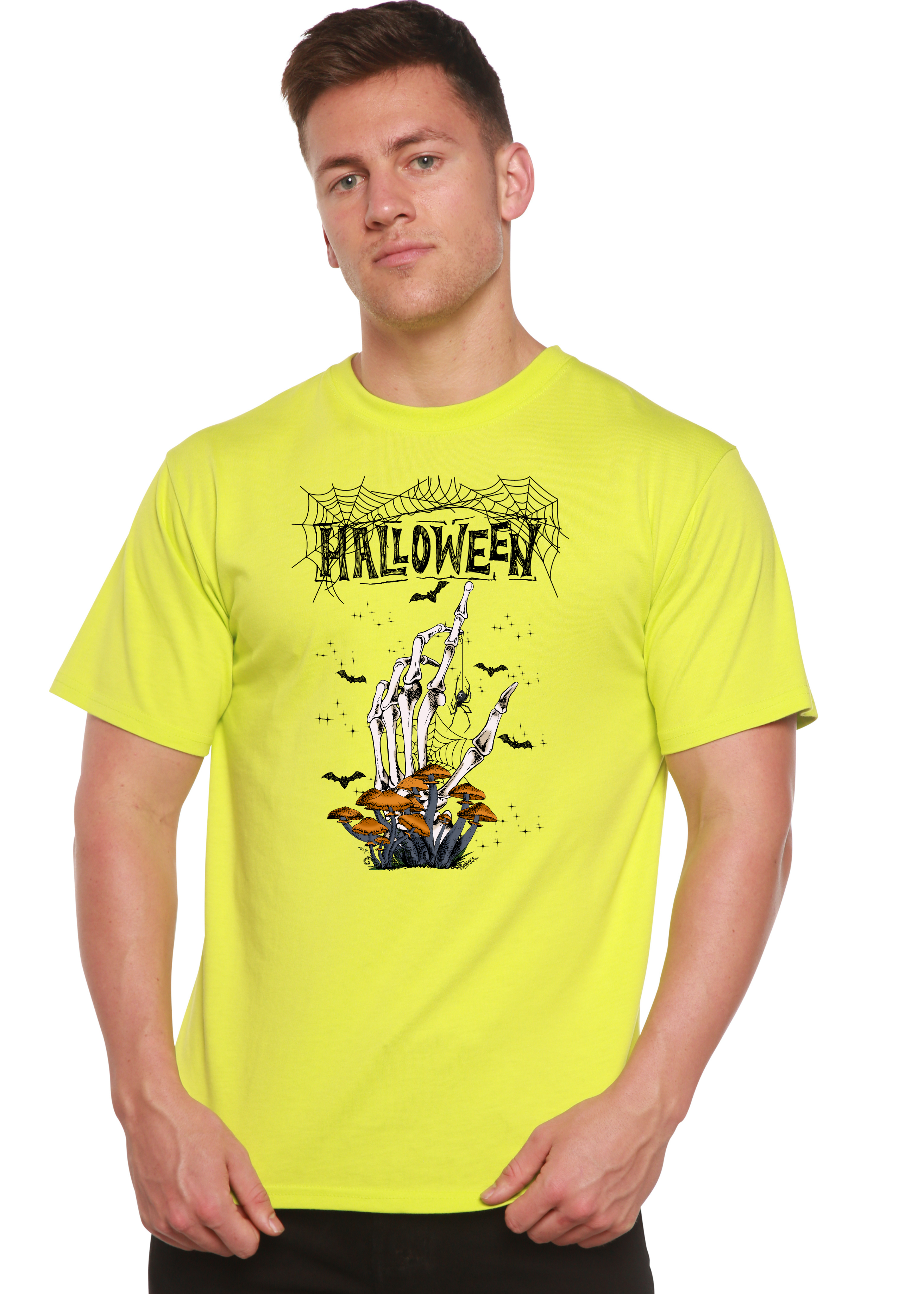 Halloween Men's Bamboo Viscose/Organic Cotton Short Sleeve Graphic T-Shirt - The7Letter