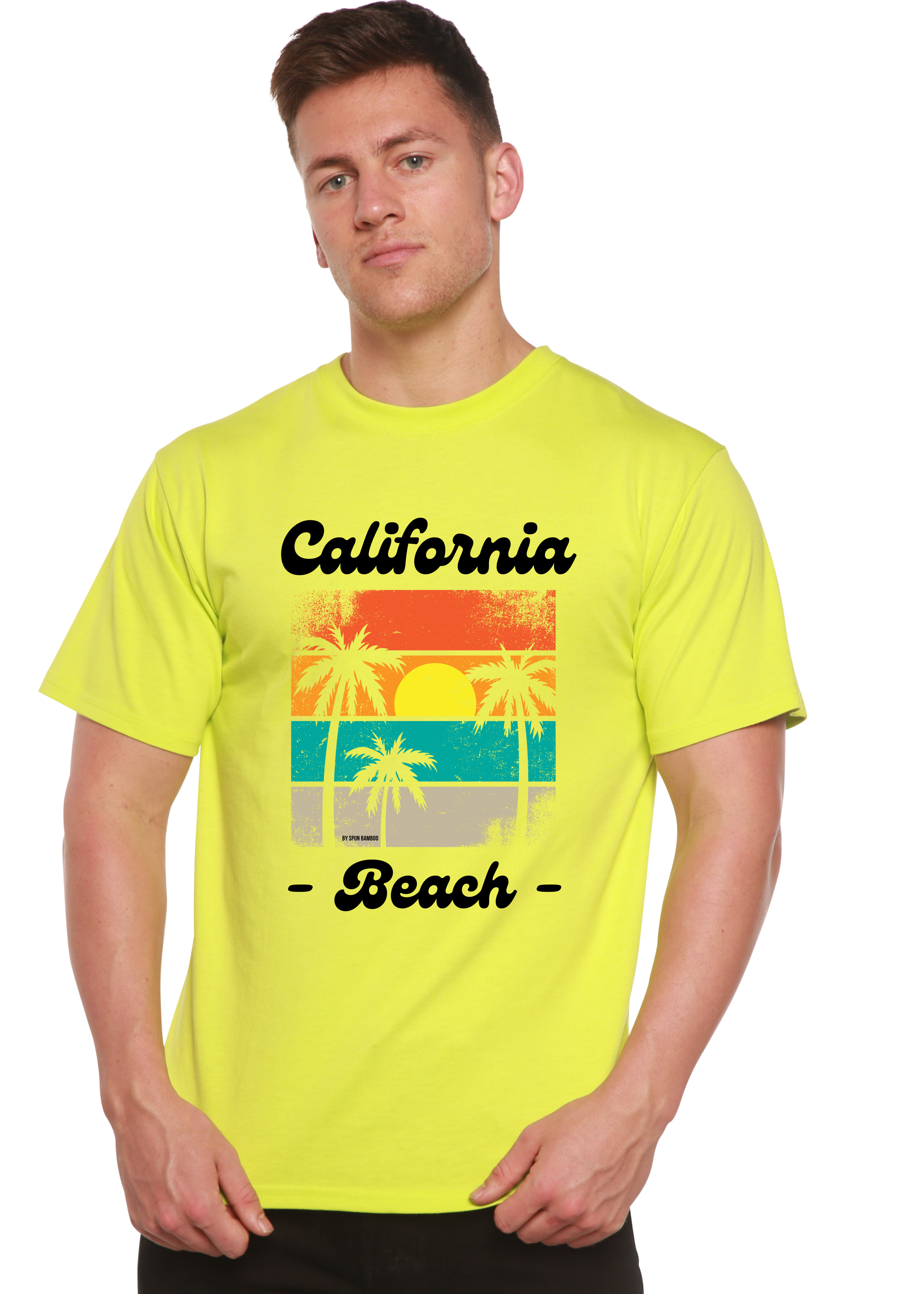 California Beach Unisex Bamboo Viscose/Organic Cotton Short Sleeve Graphic T-Shirt - The7Letter