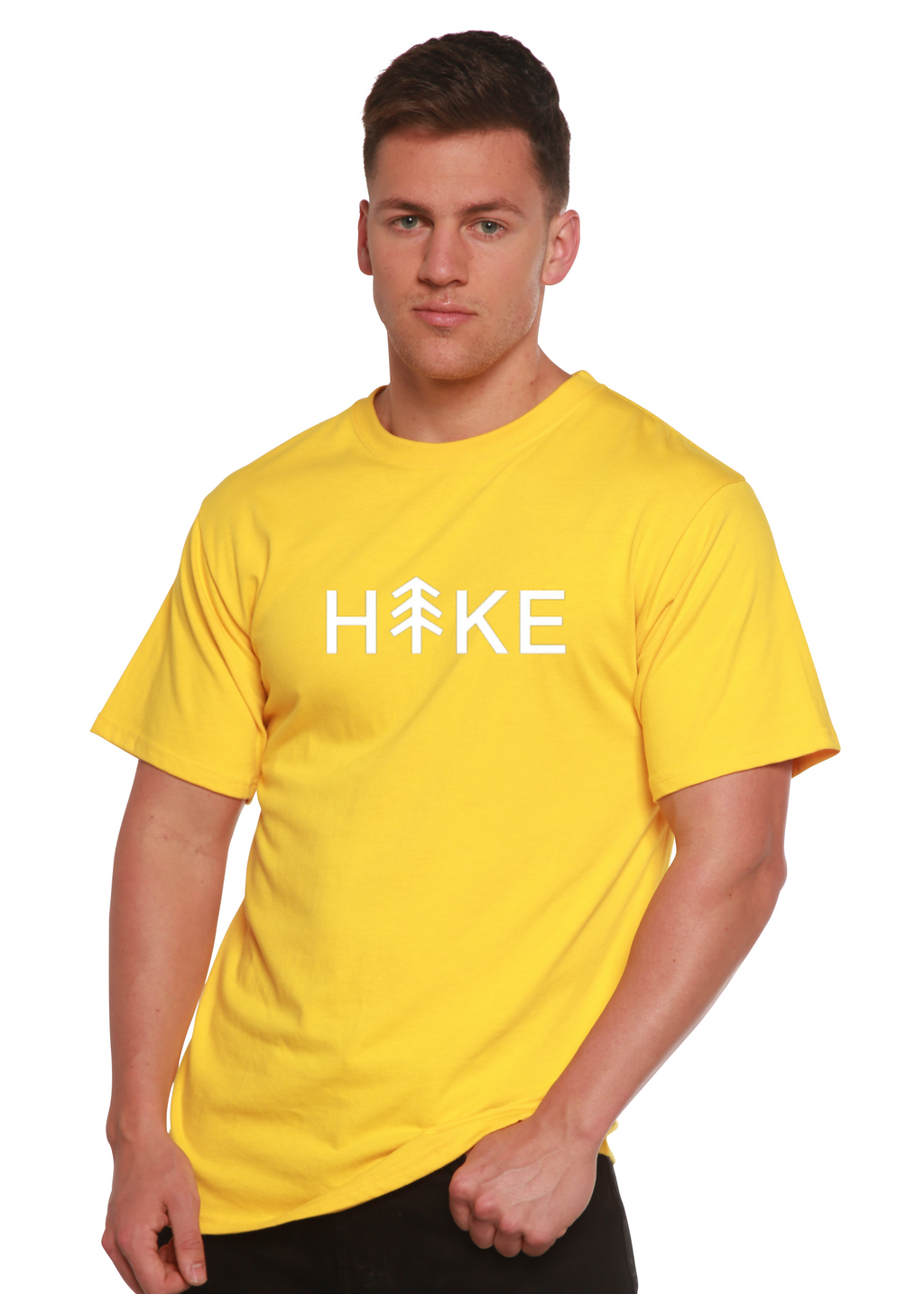 Hike Men's Bamboo Viscose/Organic Cotton Short Sleeve Graphic T-Shirt - The7Letter