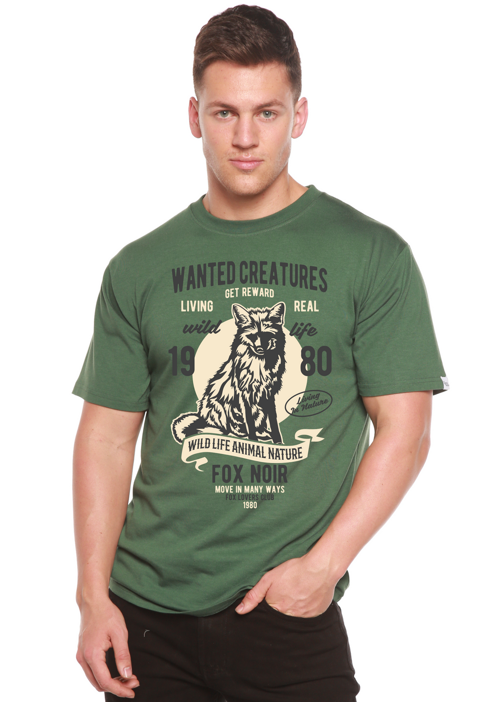Wanted Creature Spun Bamboo® Men's Bamboo Viscose/Organic Cotton Short Sleeve Graphic T-Shirt - The7Letter
