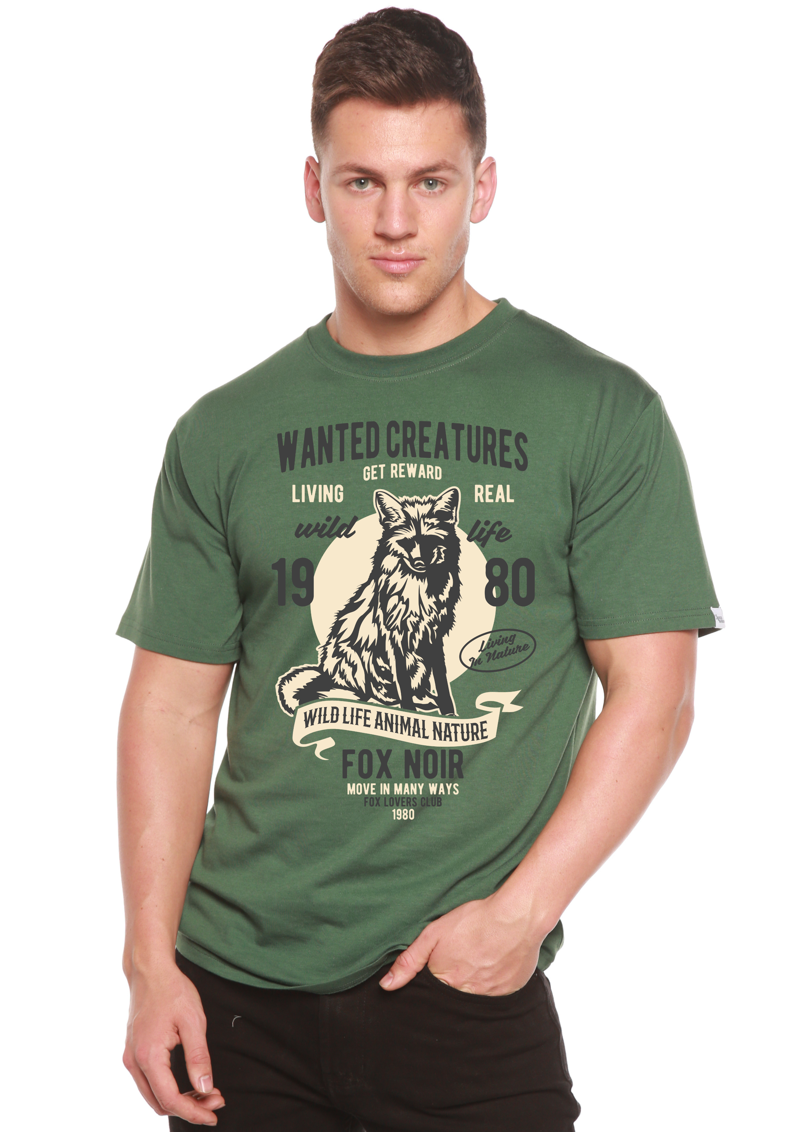 Wanted Creature Spun Bamboo® Men's Bamboo Viscose/Organic Cotton Short Sleeve Graphic T-Shirt - The7Letter