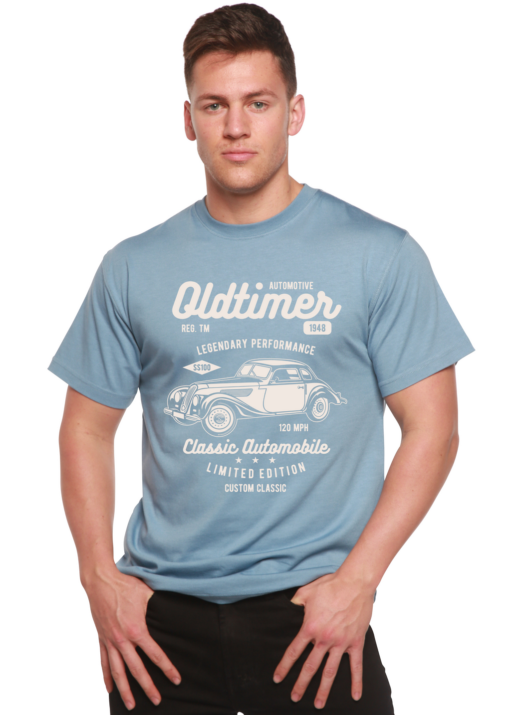 Oldtimer Spun Bamboo® Men's Bamboo Viscose/Organic Cotton Short Sleeve Graphic T-Shirt - The7Letter