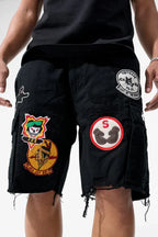 Jordan Craig War Angel Cargo Shorts - Black