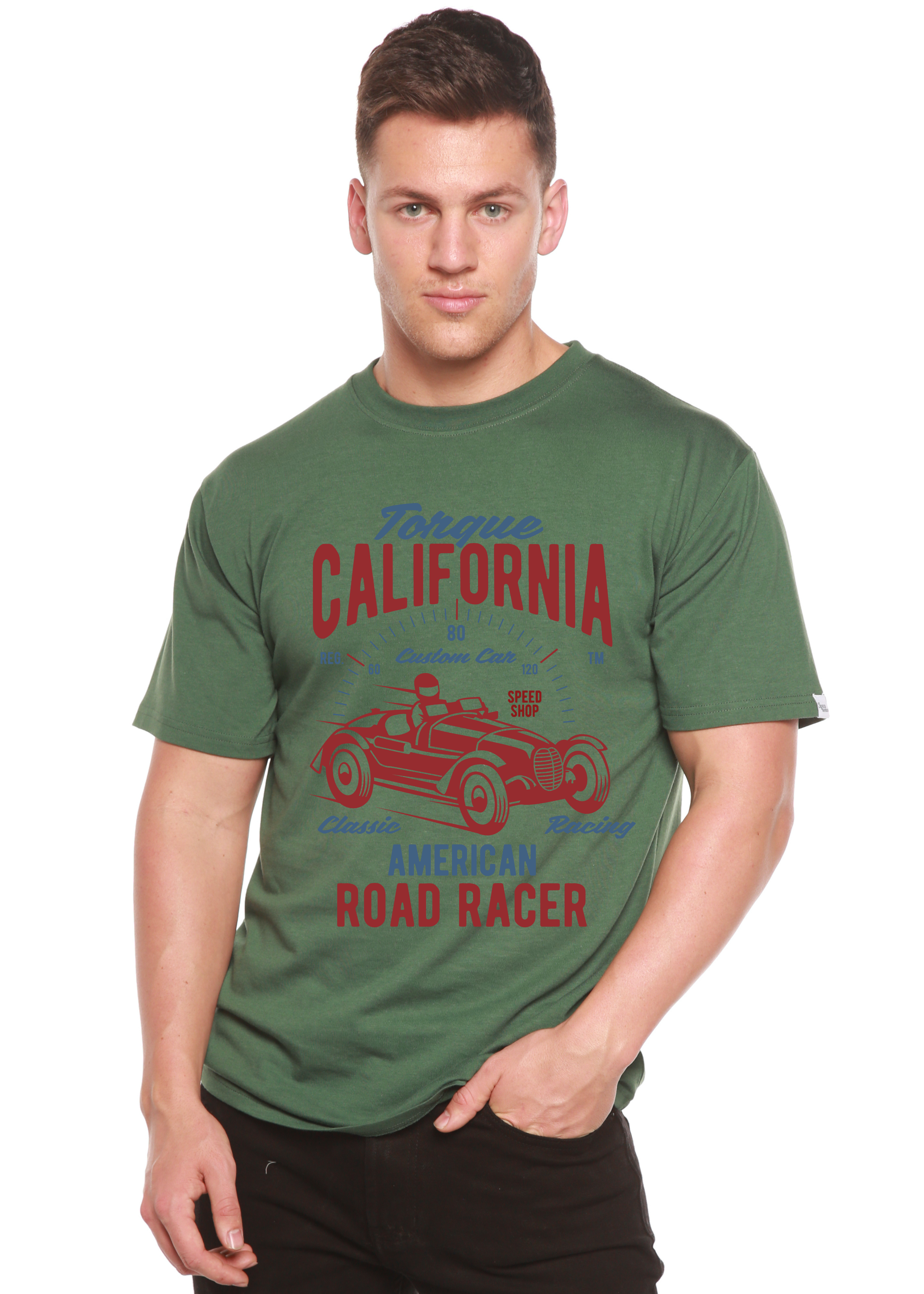 Torque California Spun Bamboo® Men's Bamboo Viscose/Organic Cotton Short Sleeve Graphic T-Shirt - The7Letter