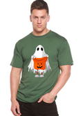 Boo Halloween Men's Bamboo Viscose/Organic Cotton Short Sleeve Graphic T-Shirt - The7Letter