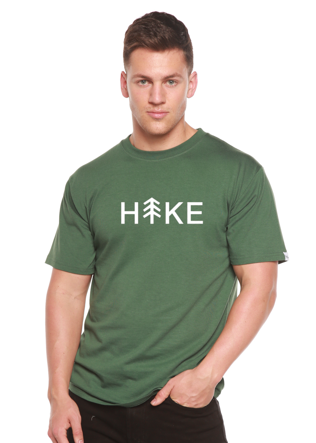 Hike Men's Bamboo Viscose/Organic Cotton Short Sleeve Graphic T-Shirt - The7Letter