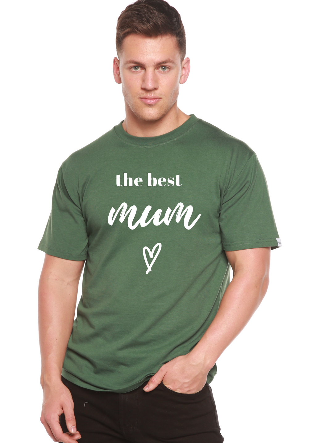 The Best Mum Unisex Bamboo Viscose/Organic Cotton Short Sleeve Graphic T-Shirt - The7Letter
