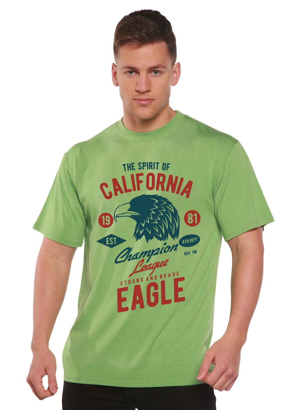 The Spirit of Spun Bamboo® Men's Bamboo Viscose/Organic Cotton Short Sleeve Graphic T-Shirt - The7Letter