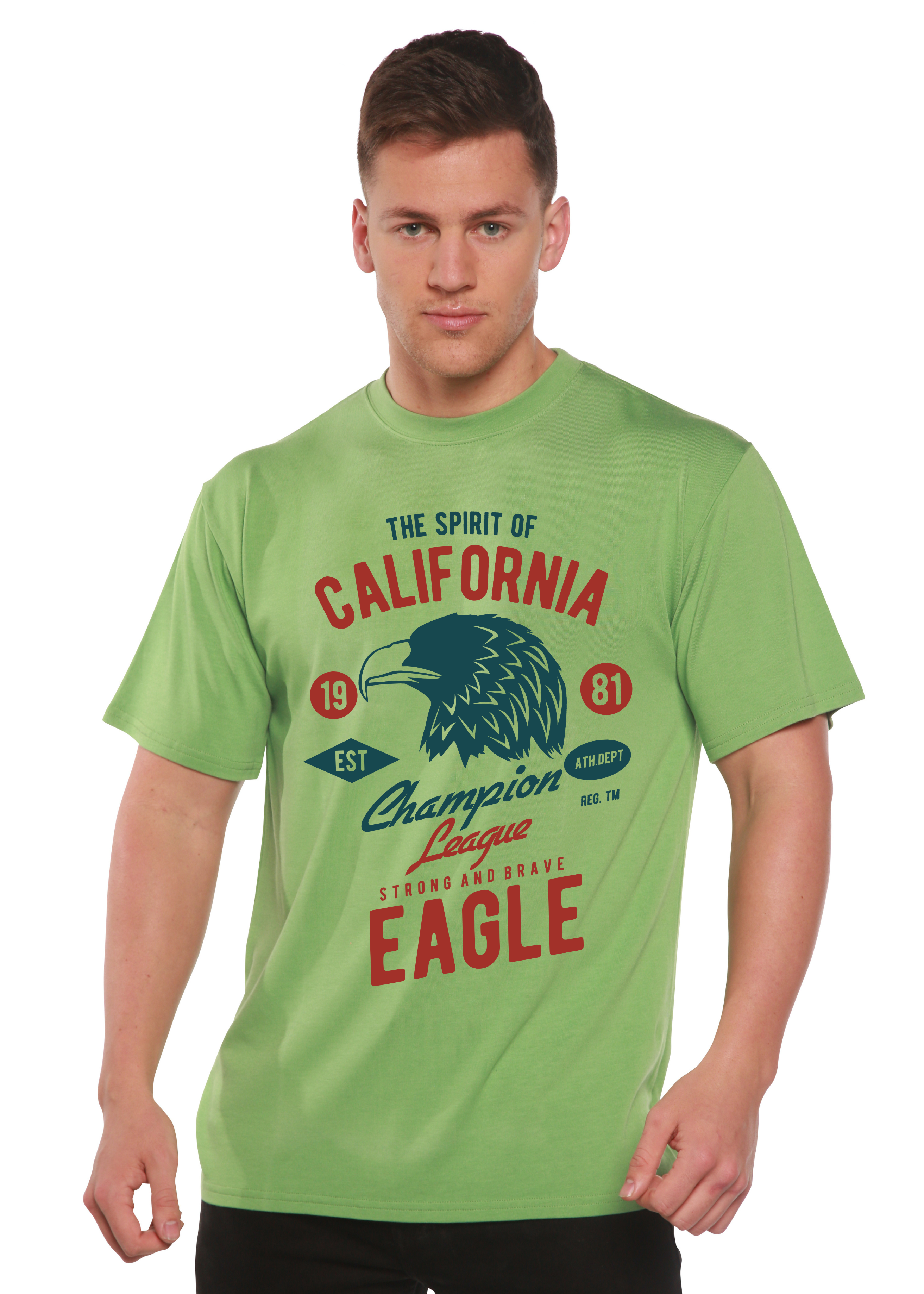 The Spirit of Spun Bamboo® Men's Bamboo Viscose/Organic Cotton Short Sleeve Graphic T-Shirt - The7Letter